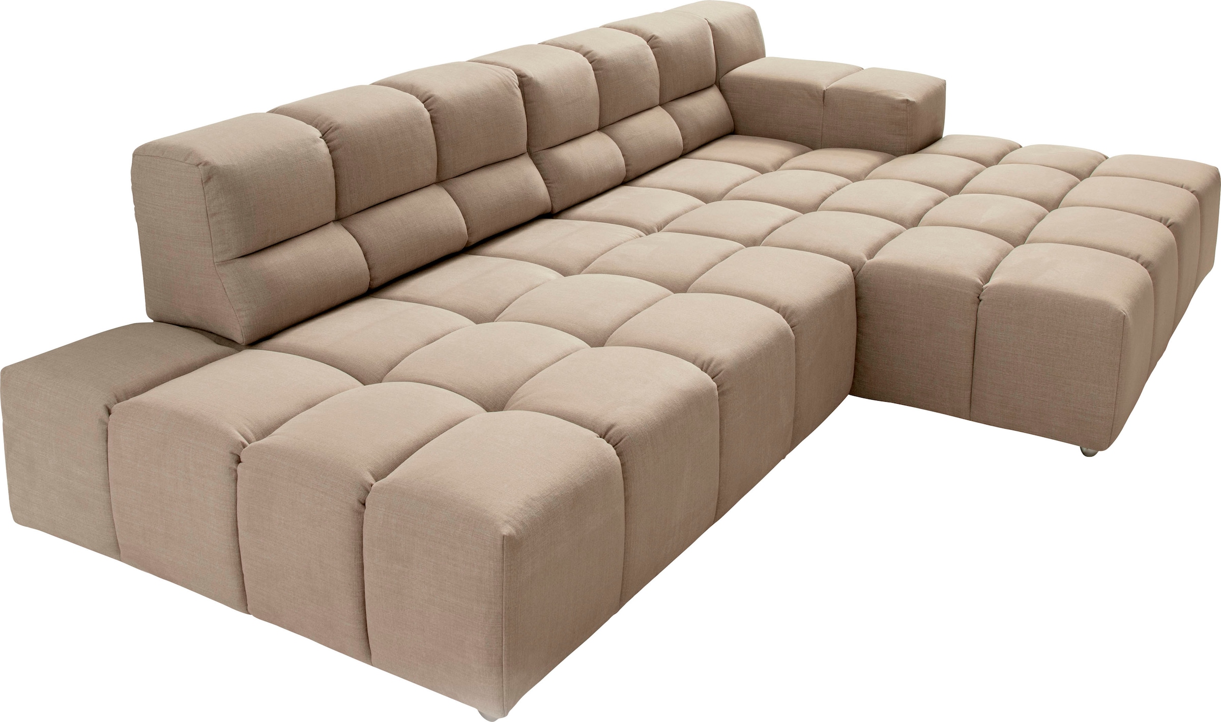 designwerk Ecksofa »Temple L-Form, tolles Designsofa«, mit Sitztiefenverstellung