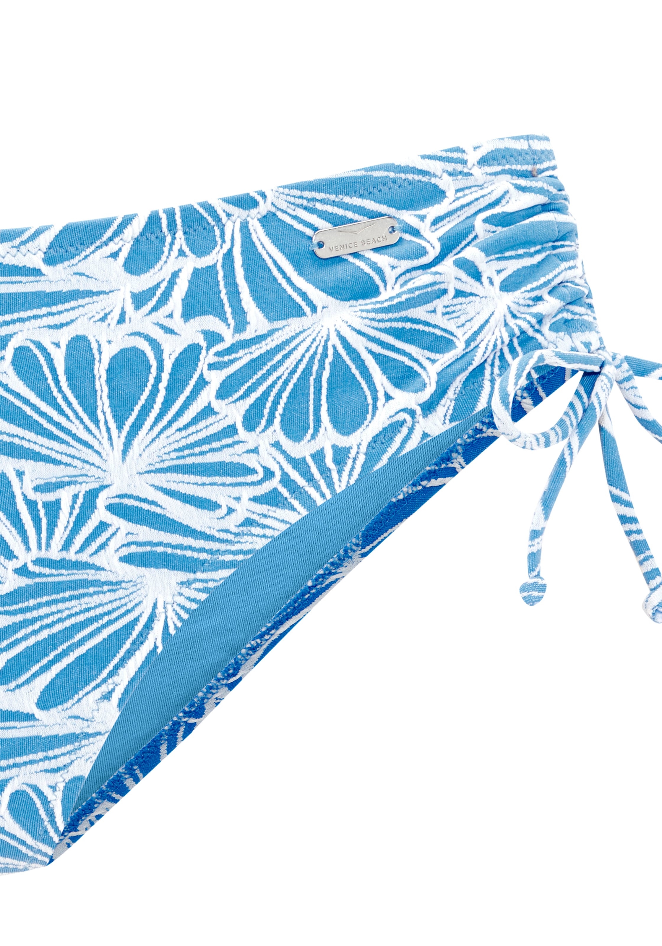 Venice Beach Bikini-Hose »Peony«, in höherer Schnittform und modischer Strukturware
