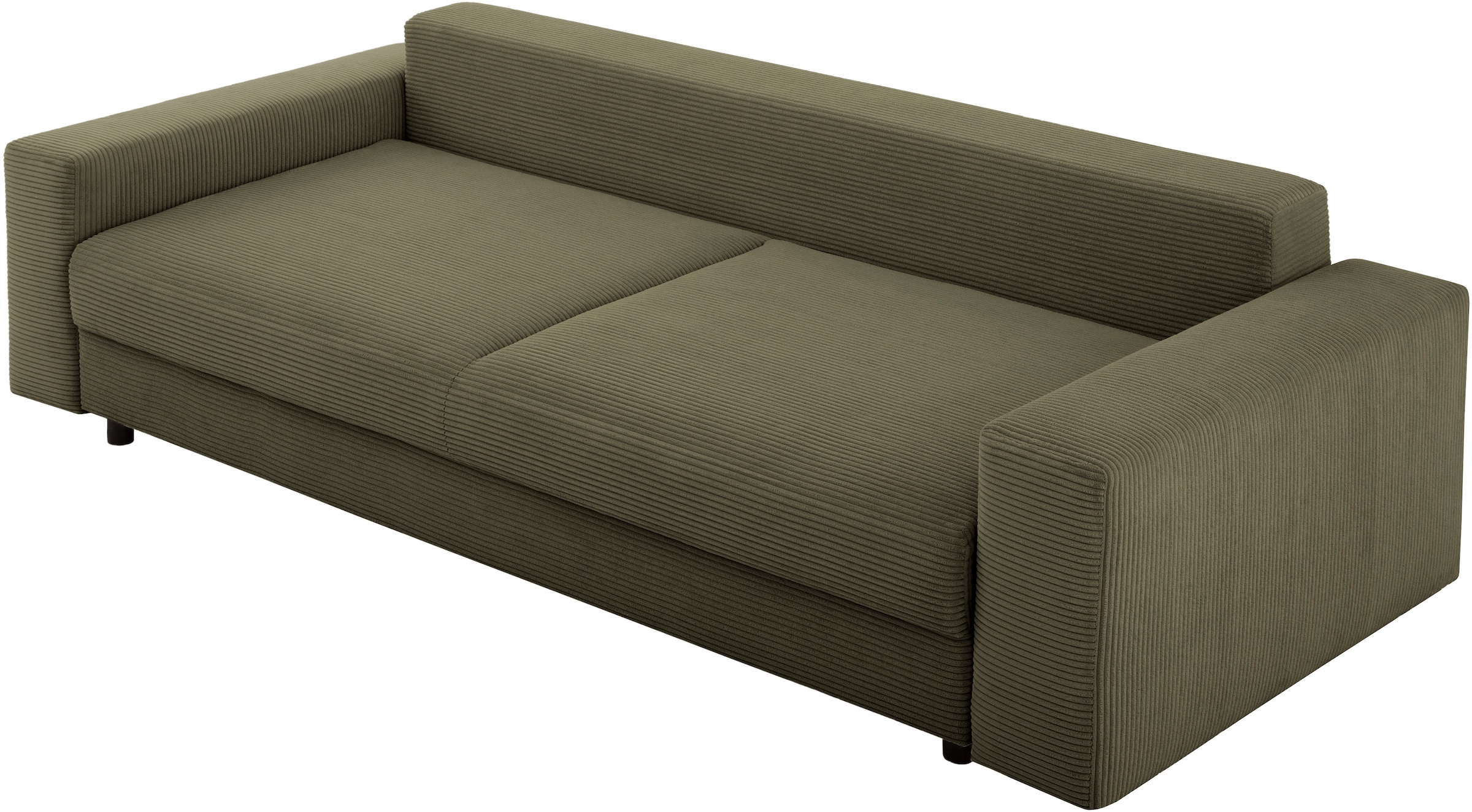 LeGer Home by Lena Gercke Schlafsofa »Imoga, Polster mit Schlaffunktion, 3-Sitzer Sofa, Couch mit Bettkasten«, in modernen Farben und Stoffen, Bettfunktion, Liegefläche: 200x150 cm