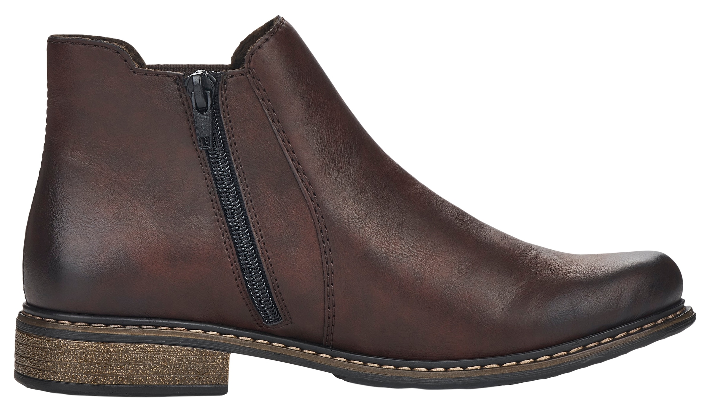 Rieker Chelseaboots, Stiefelette, Boots, Blockabsatz, in klassischer Optik