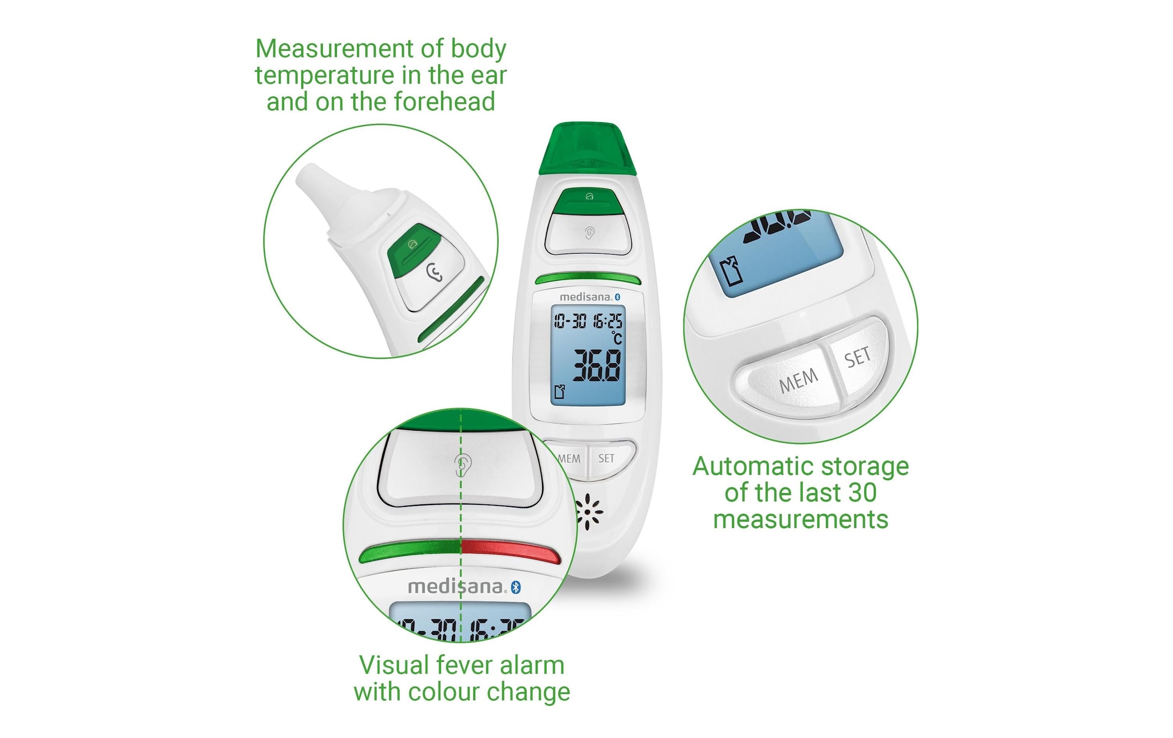 Medisana Fieberthermometer »TM750 Connect«