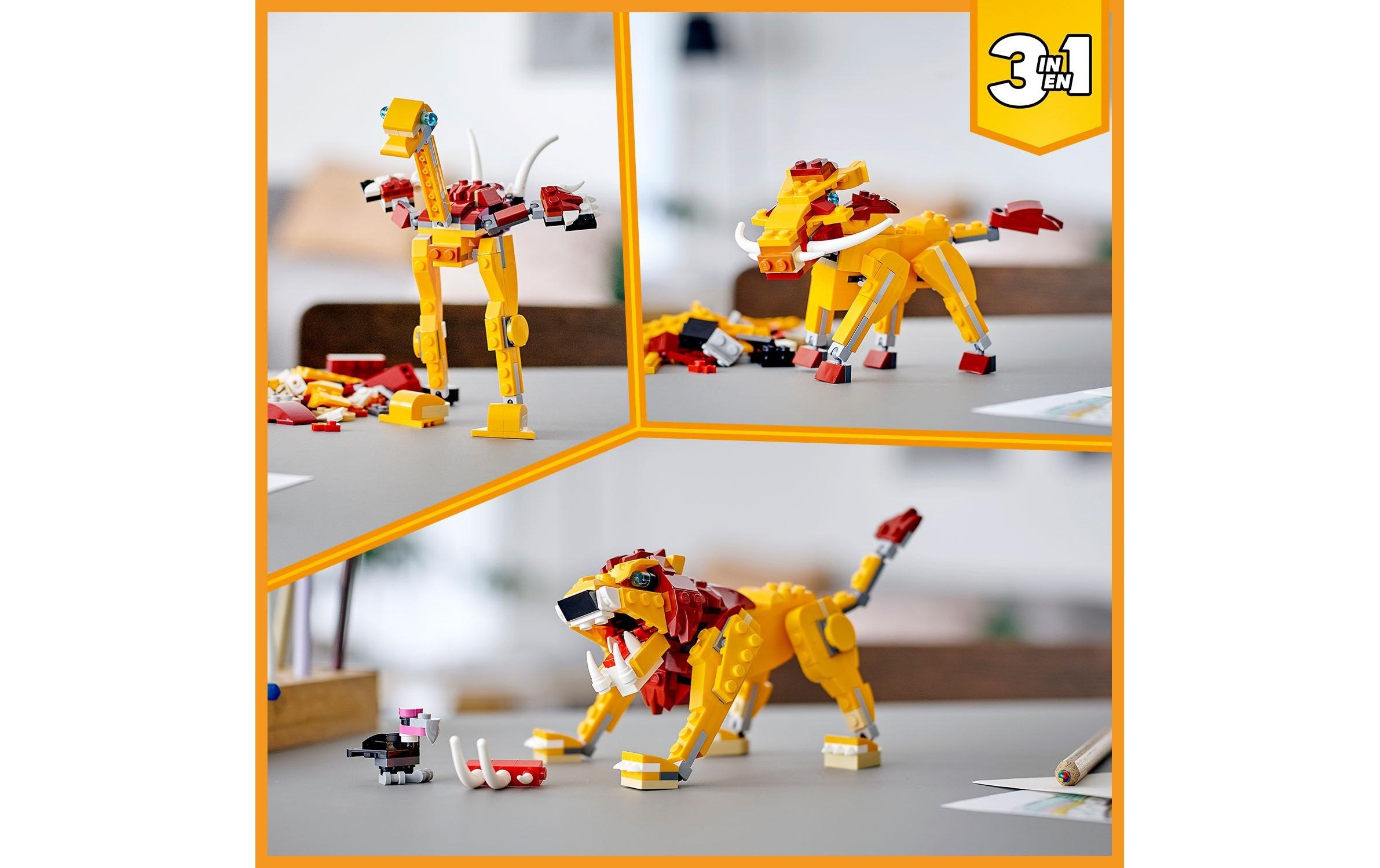 LEGO® Konstruktionsspielsteine »Wilder Löwe 31112«