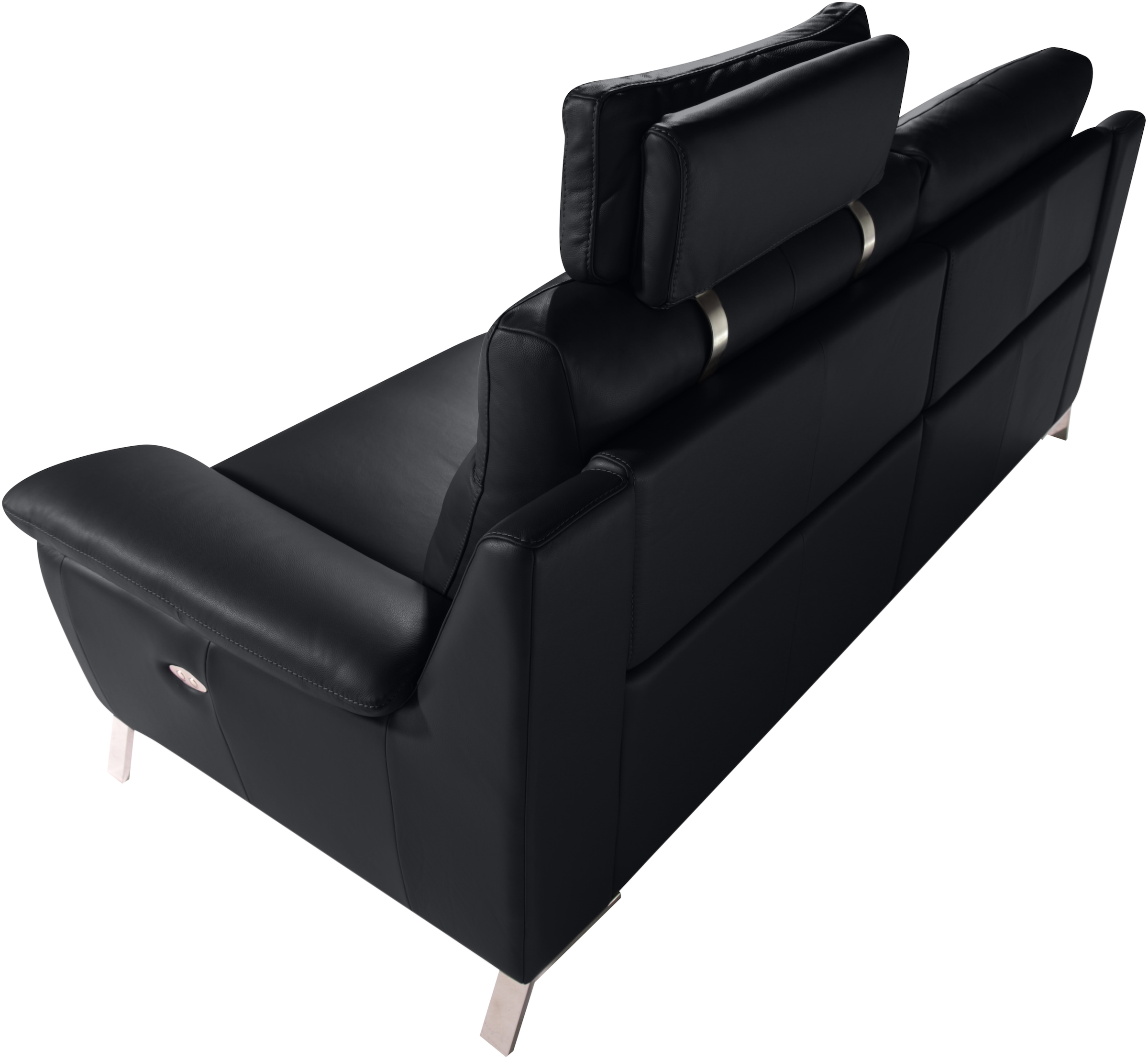 CALIA ITALIA 2-Sitzer »Roby italienisches Designsofa mit exzellentem Sitzkomfort«, mit erstklassigem Lederbezug