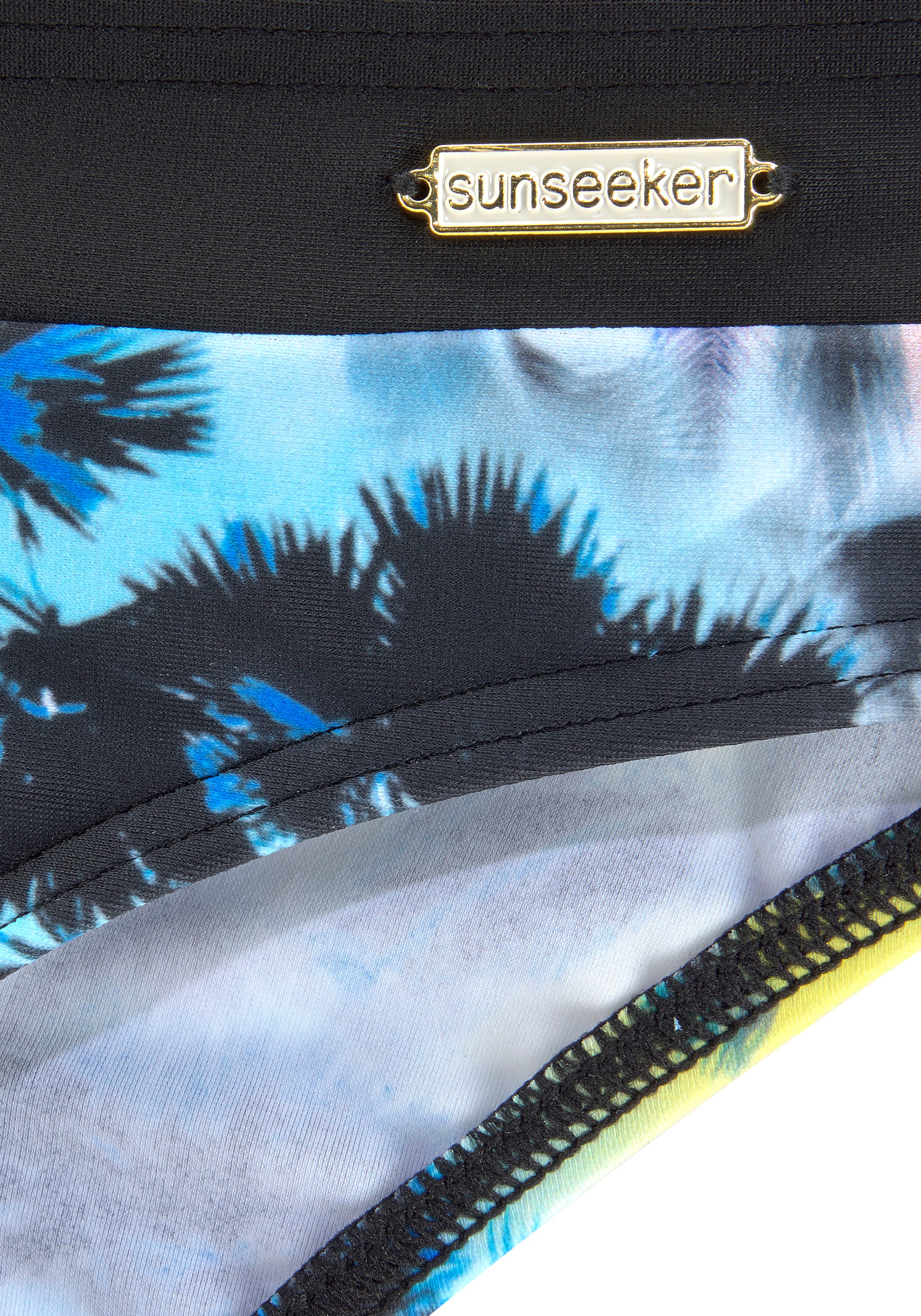 Sunseeker Bustier-Bikini, mit Palmendruck