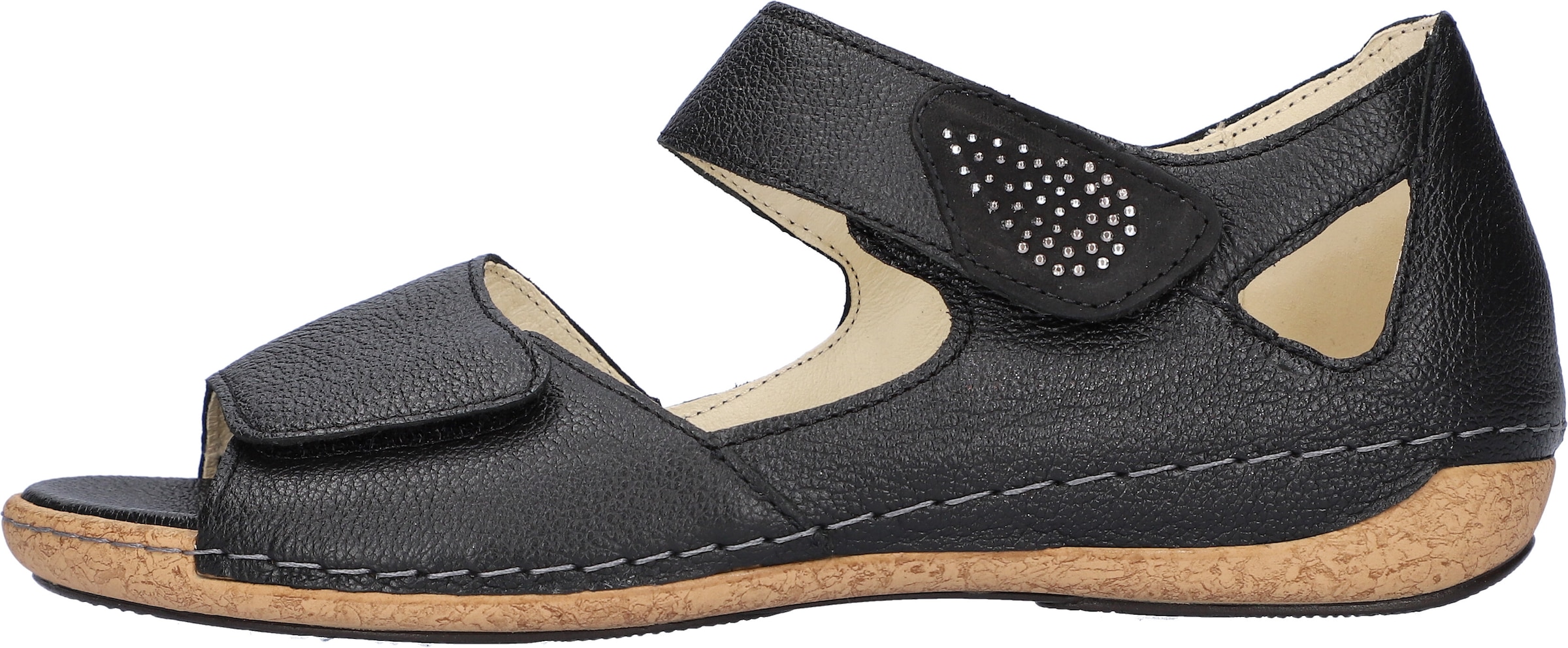 Waldläufer Sandale »Heliett«, Sommerschuh, Sandalette, Keilabsatz, mit Orthotritt, H-Weite