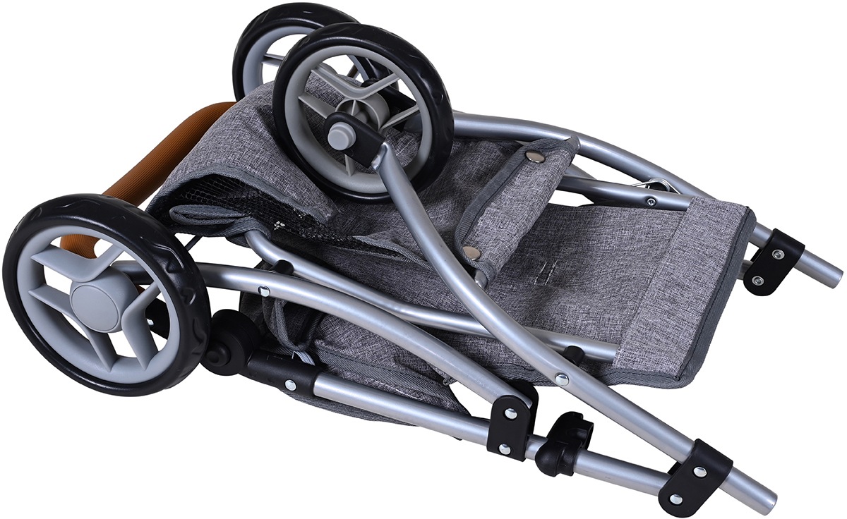 Knorrtoys® Puppenbuggy »Lio - Stone Brown«