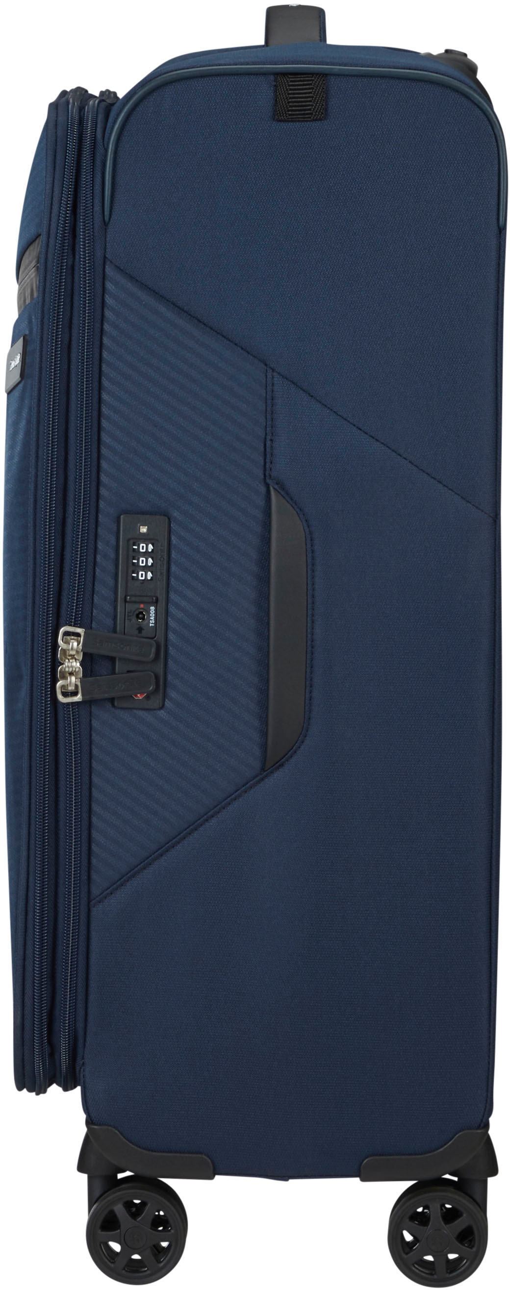 Samsonite Weichgepäck-Trolley »LITEBEAM, verschiedene Grössen und Farben«, 4 Rollen, Reisekoffer Aufgabegepäck Trolley Volumenerweiterung bei M/L