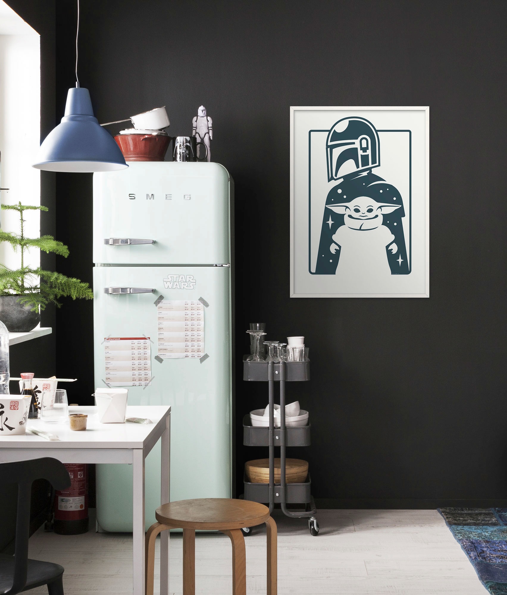 Komar Wandbild "Mandalorian The Child and Father" Disney  Star Wars 1 Stk. tlg. Kinderzimmer, Schlafzimmer, Wohnzimmer