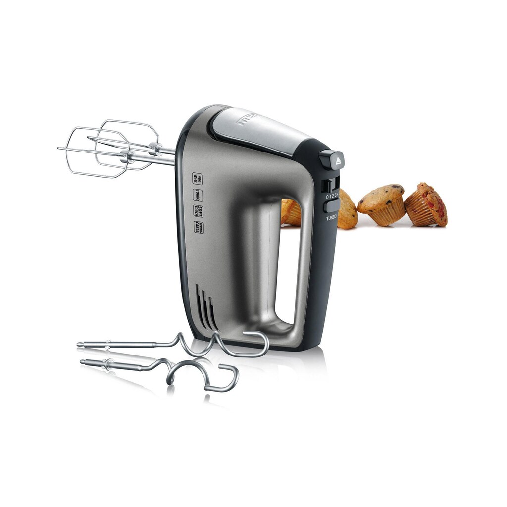 Severin Handmixer »HM 3832 Grau Schwarz«, 400 W