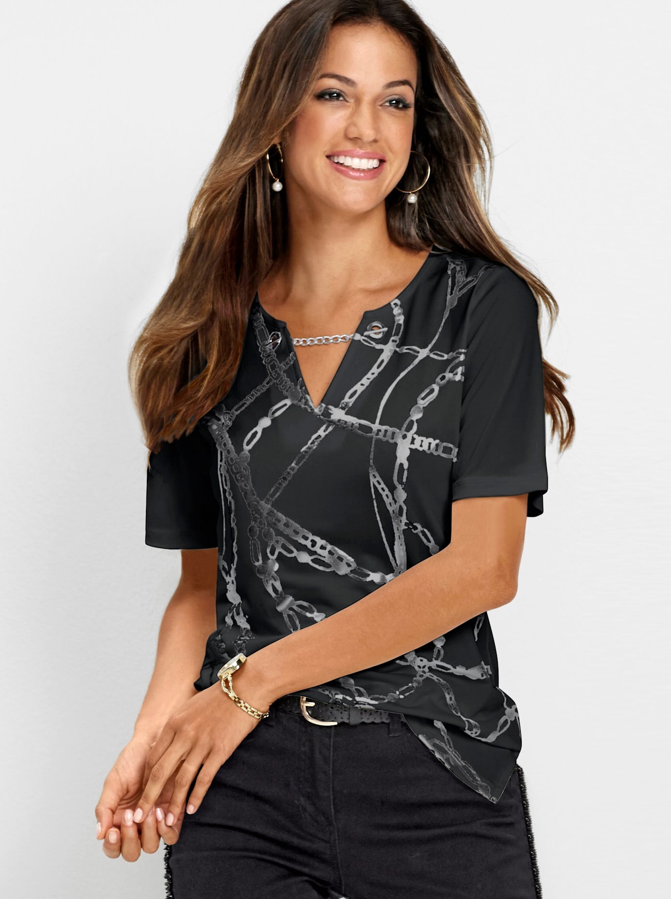 Inspirationen Kurzarmshirt »Shirt« 1 Stk.