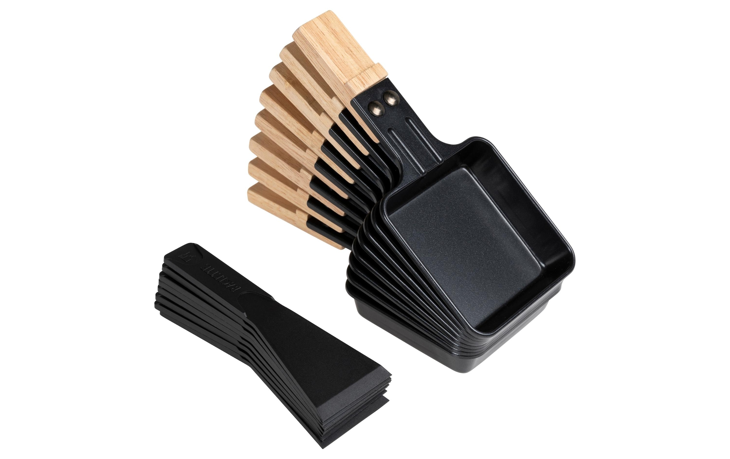 FURBER Raclette »Raclette-Grill 8P Holz/Stein«, 1200 W