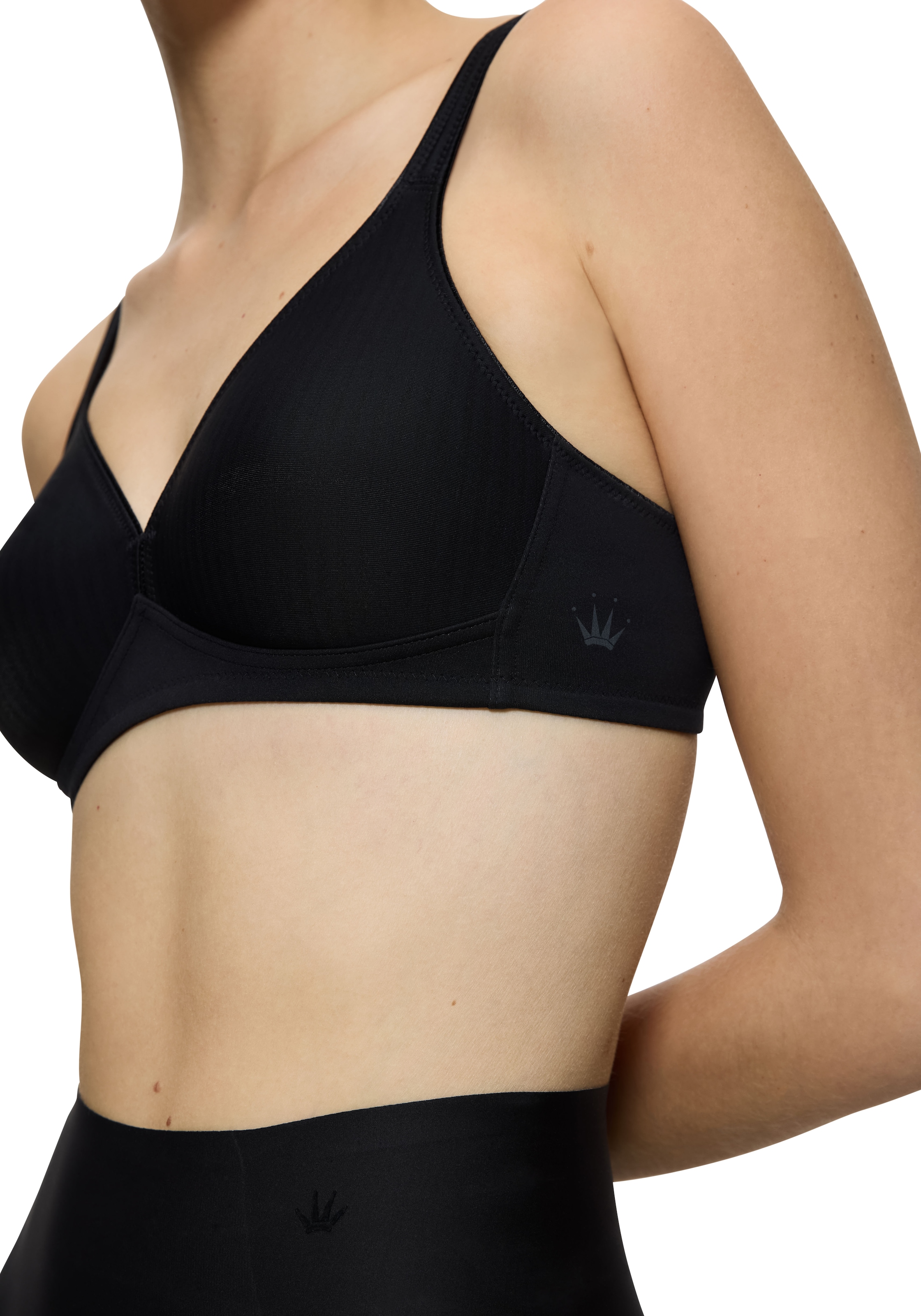 Triumph Bügelloser BH »Modern Soft+Cotton N«, mit dezenten Streifen