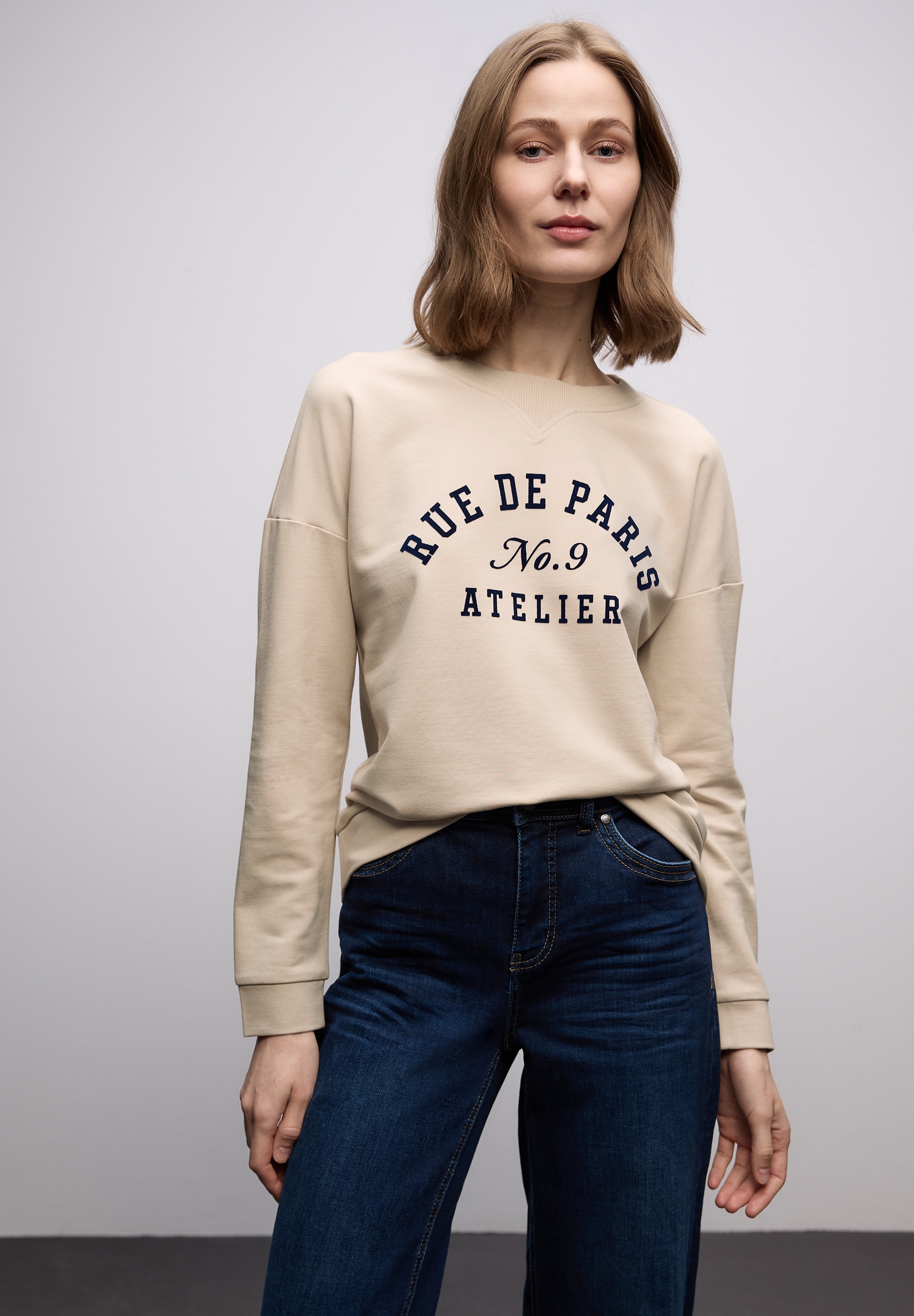 STREET ONE Sweatshirt, mit Wording