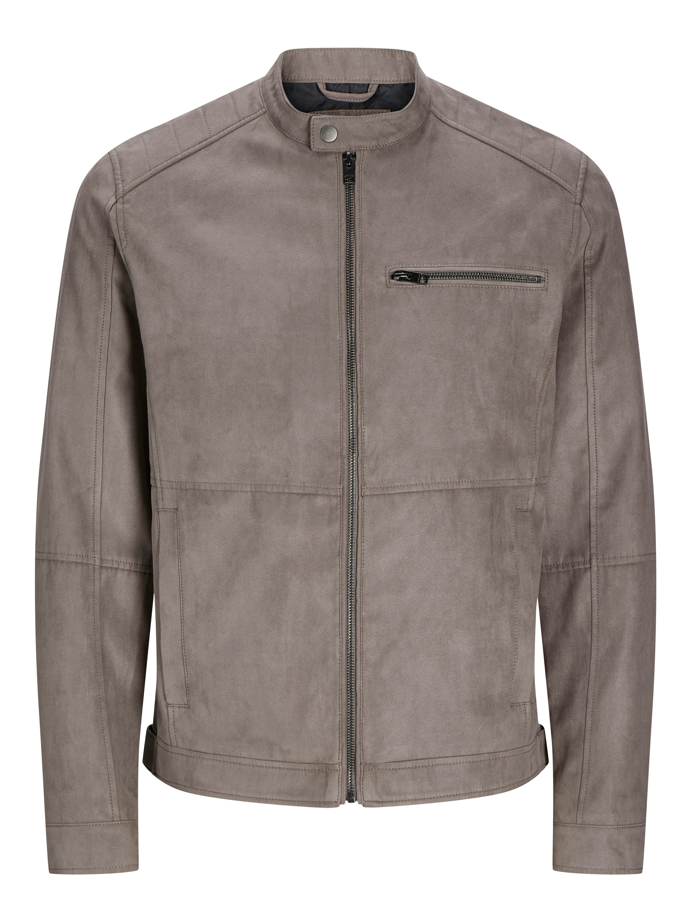 Jack & Jones Bikerjacke »JJEDYLAN BIKER JACKET NOOS«, ohne Kapuze, mit Brusttasche