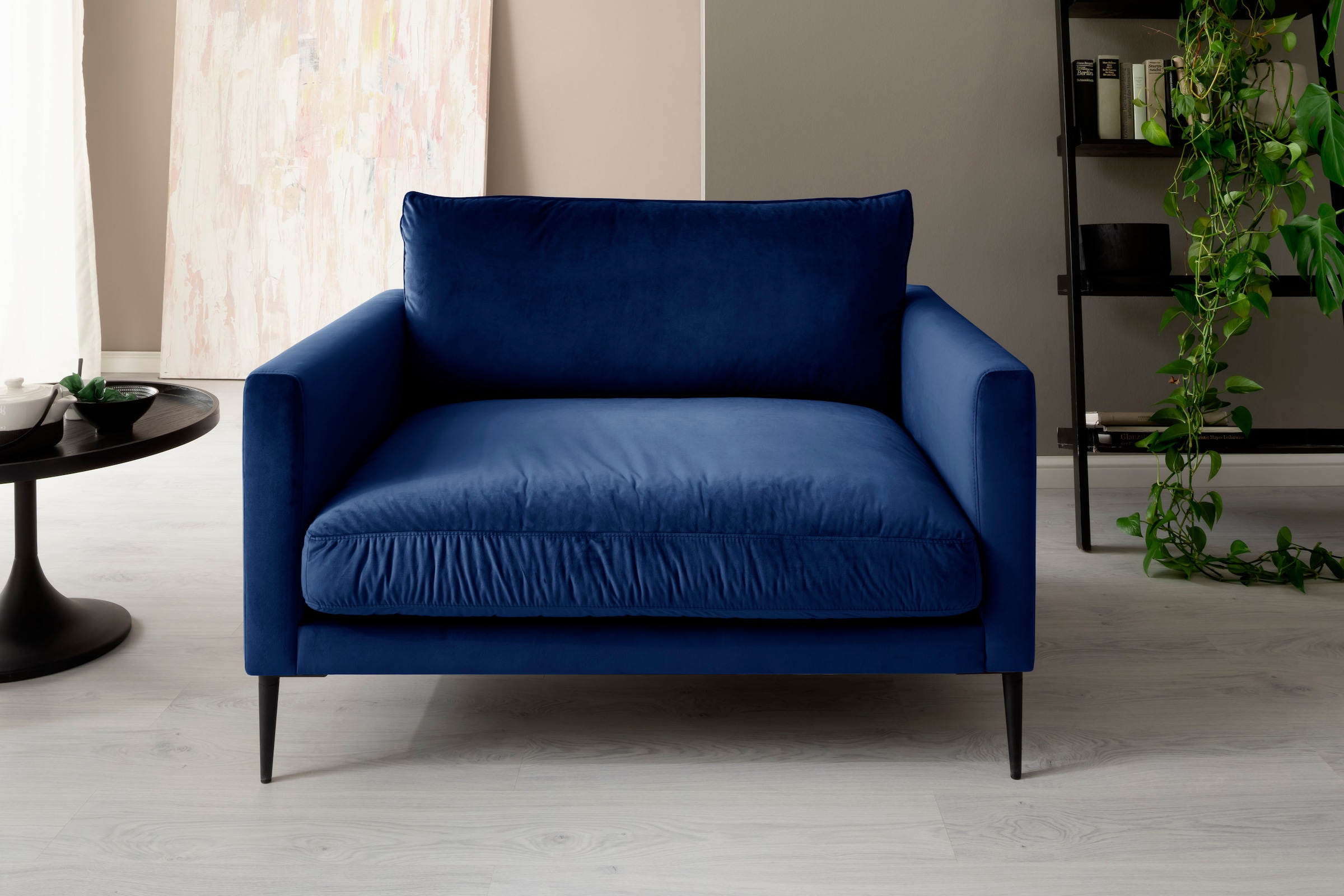 Trends by HG Sessel »Svea«, mit Metallfuss, frei im Raum stellbar