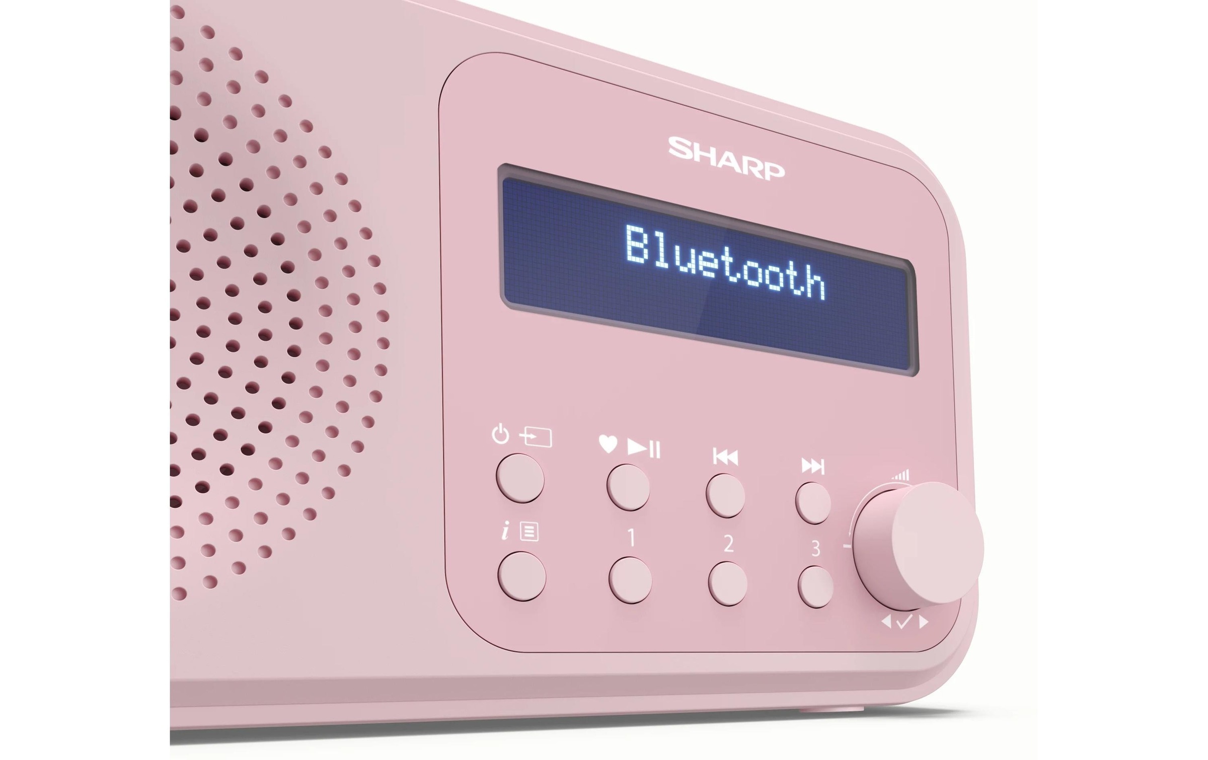 Sharp Digitalradio (DAB+) »DAB+ Radio DR-P420 – Pink«, (Digitalradio (DAB+)-FM-Tuner)