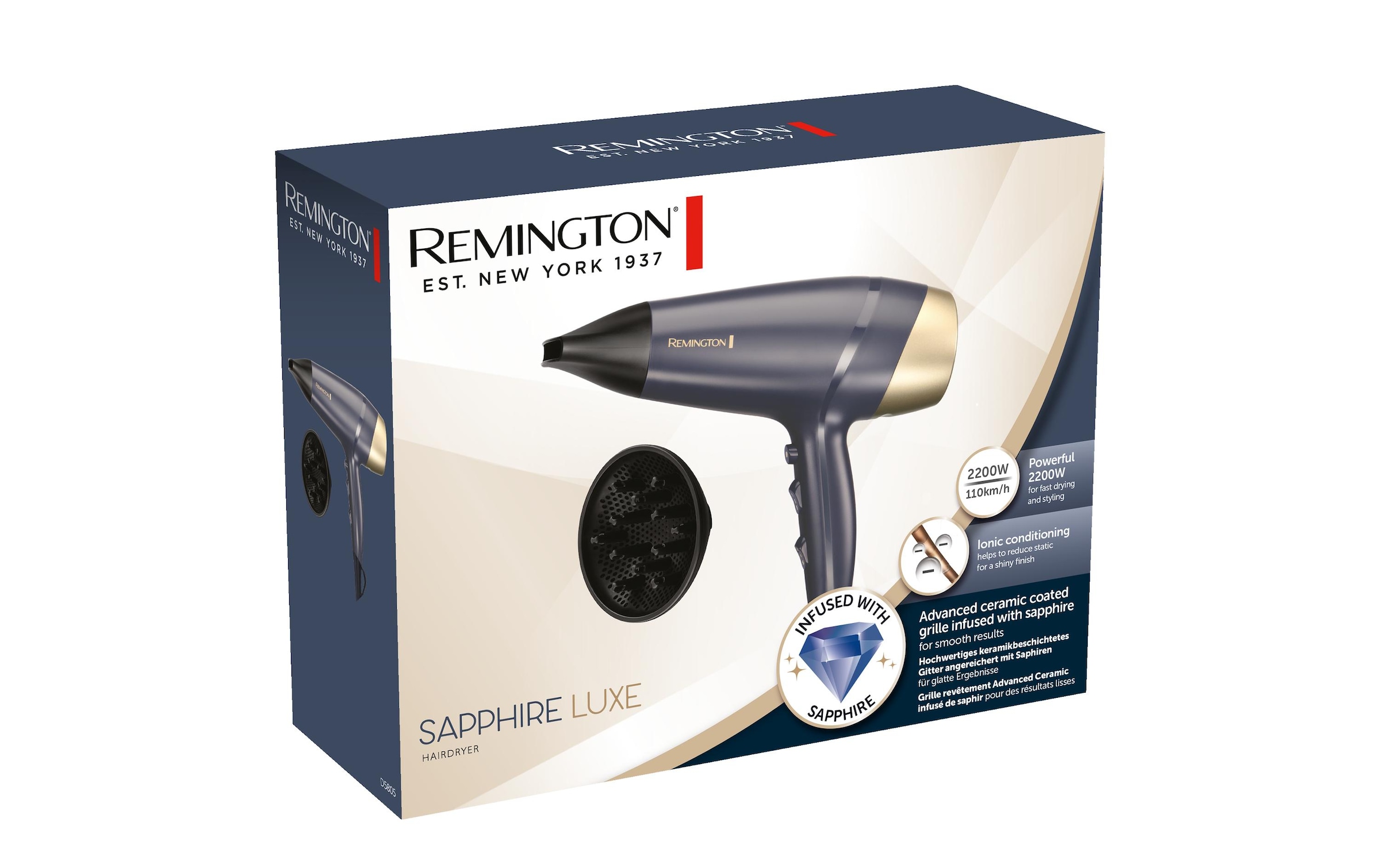 Remington Haartrockner »Sapphire Luxe D5805«