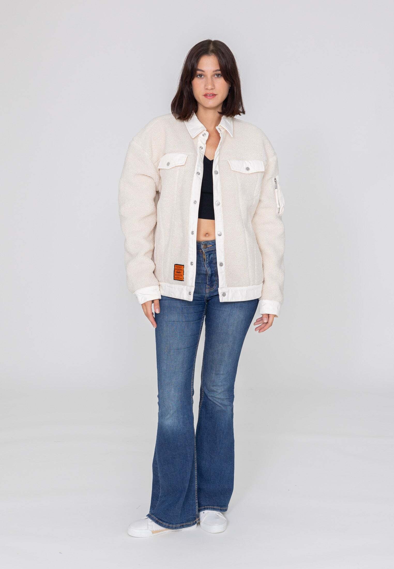 Bombers Original Fleecejacke »Bombers Original Sherpajacke Saratoga U«