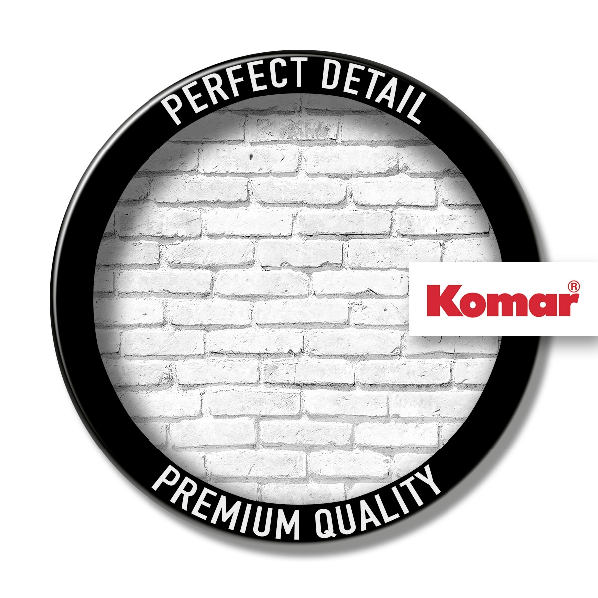 Komar Fototapete »Vlies - Brick Wall - Grösse 368 x 248 cm«, bedruckt, Wohnzimmer, Schlafzimmer