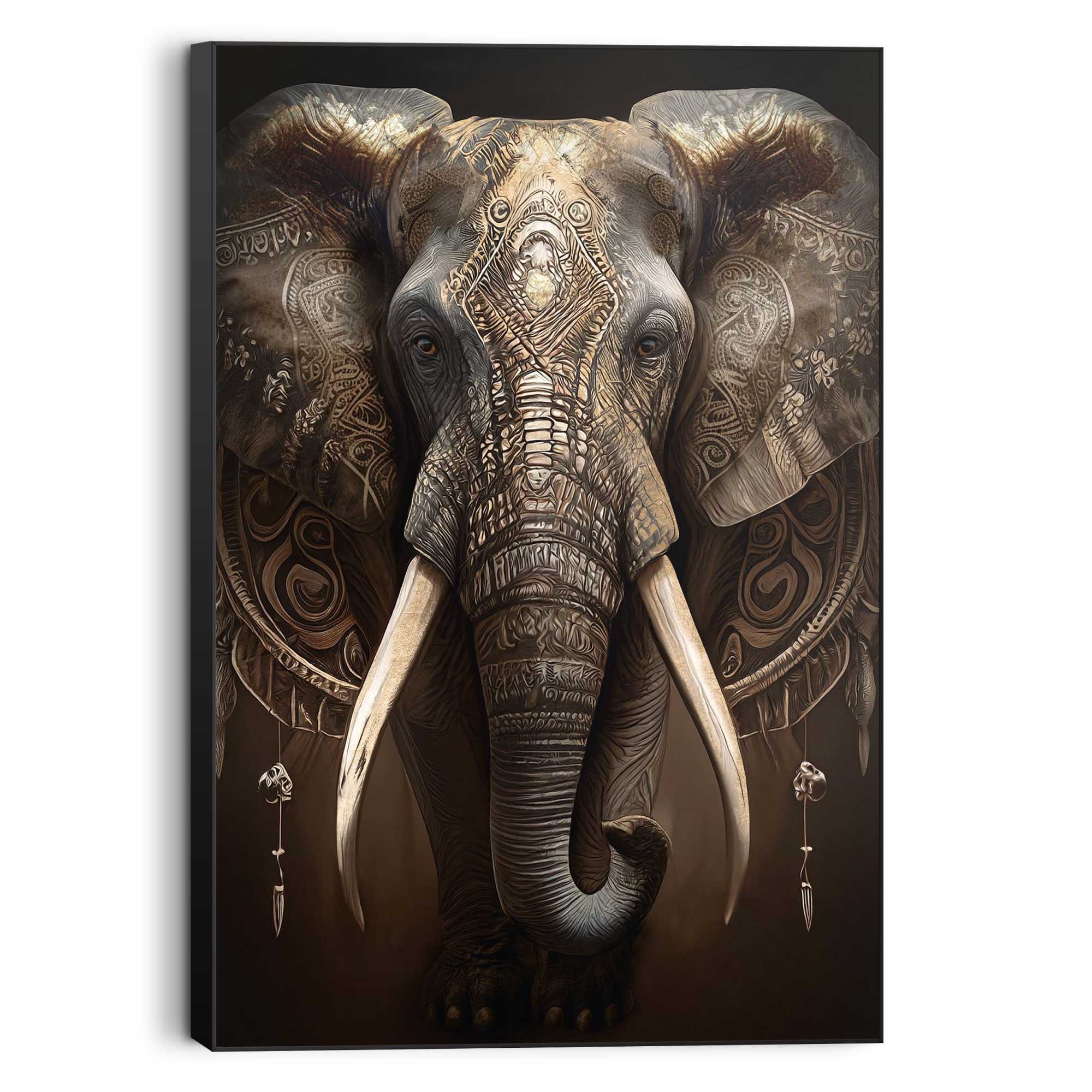 Reinders Wandbild "Decorated Elephant"