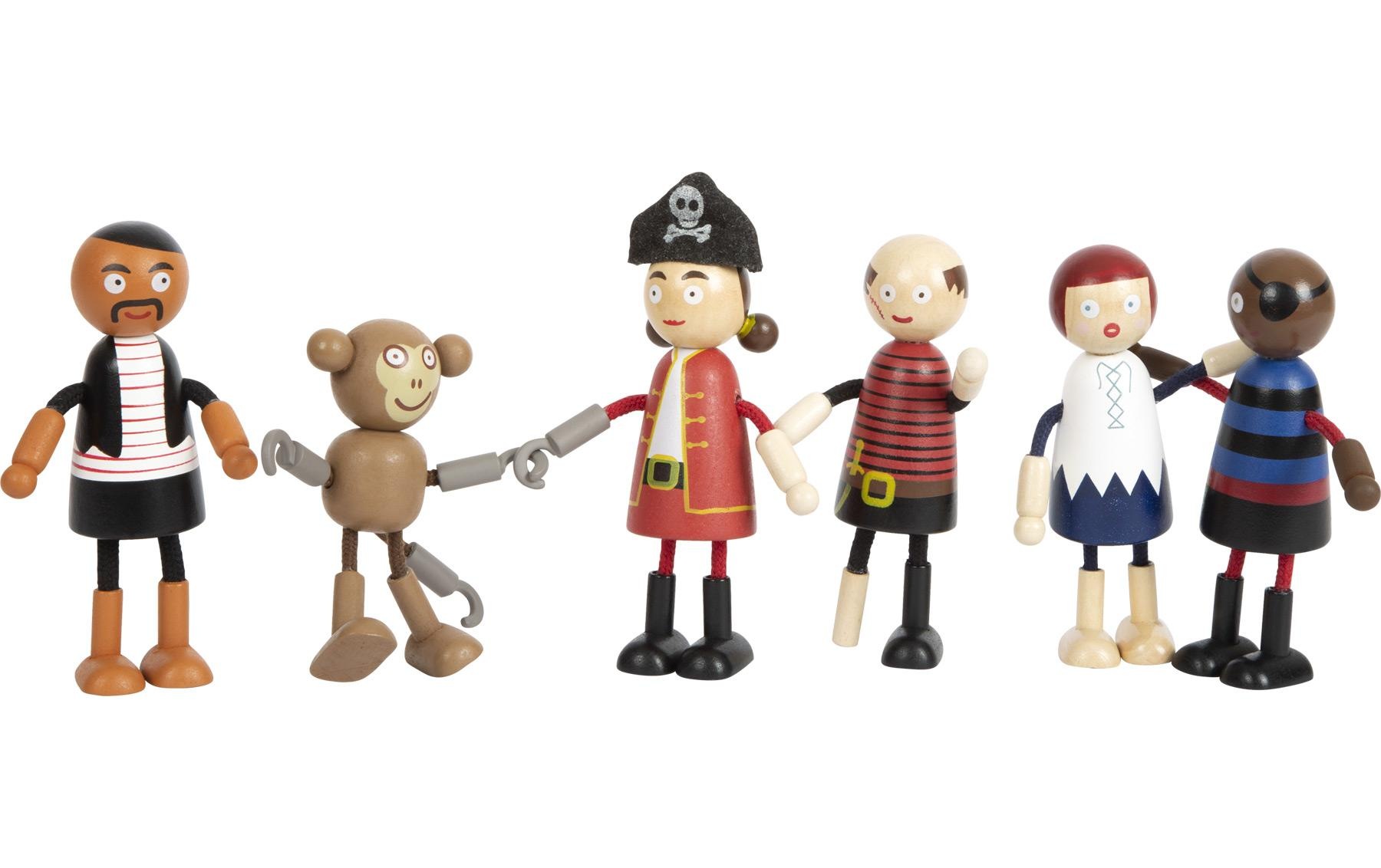 Small Foot Anziehpuppe »Piraten Figuren«