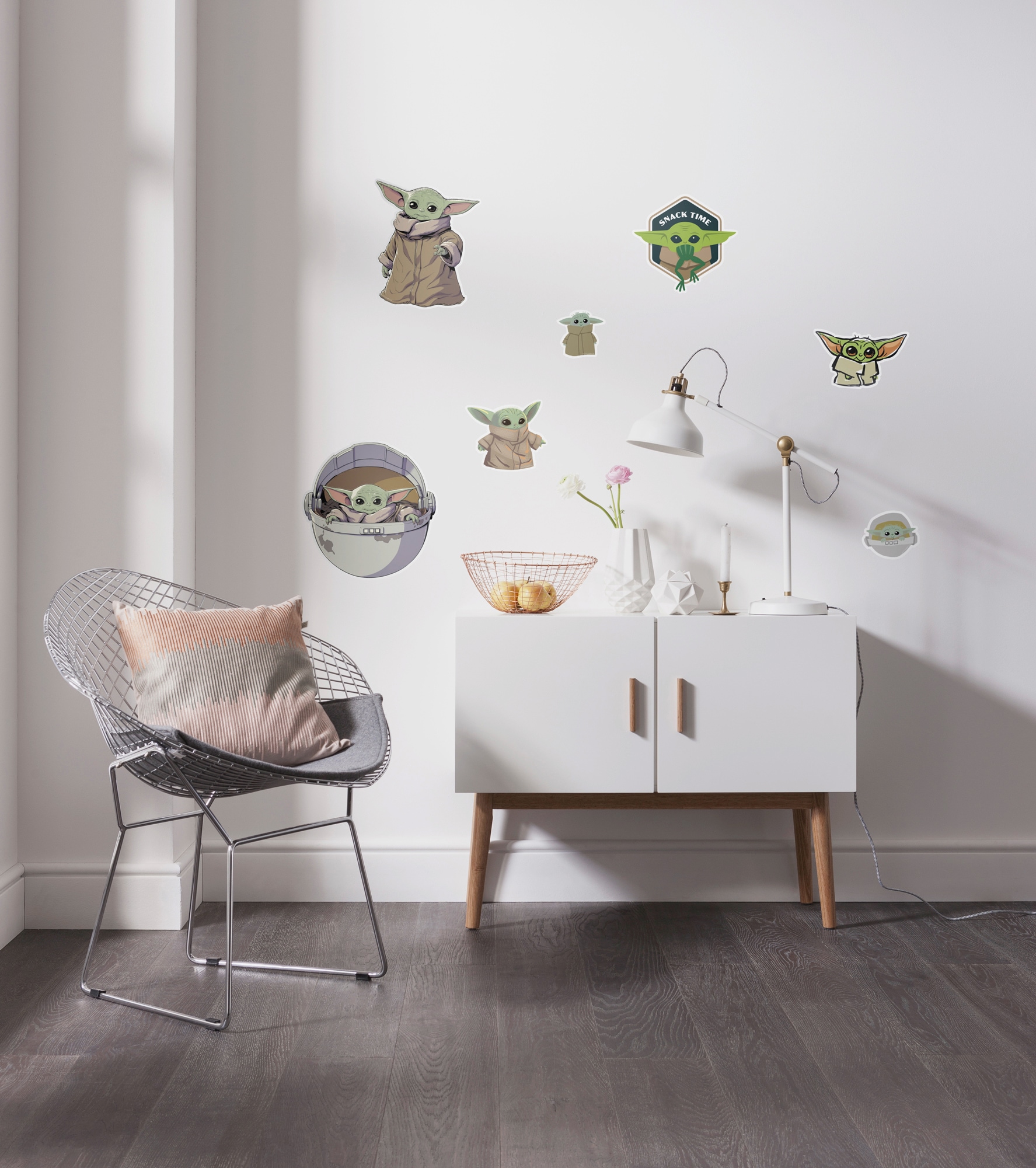 Komar Wandtattoo »Star Wars The Child Cluster - Grösse 50 x 70 cm«, (7 St.), selbstklebend, Wandsticker, Kinderzimmer