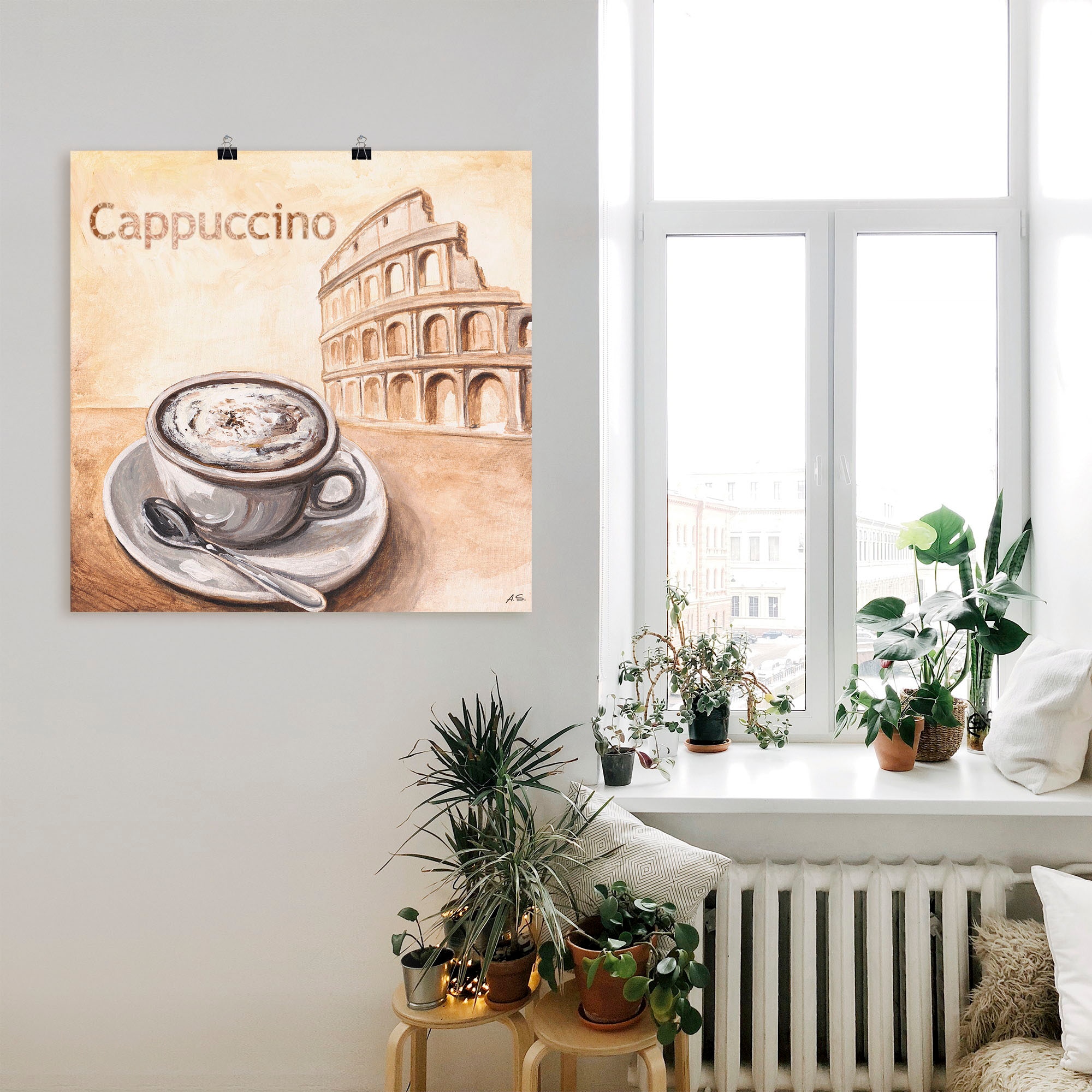 Artland Wandbild Bilder, in Alubild, Wandaufkleber Leinwandbild, | St.), Rom«, oder »Cappuccino shoppen in als Poster online versch. Grössen Jelmoli-Versand (1 Kaffee