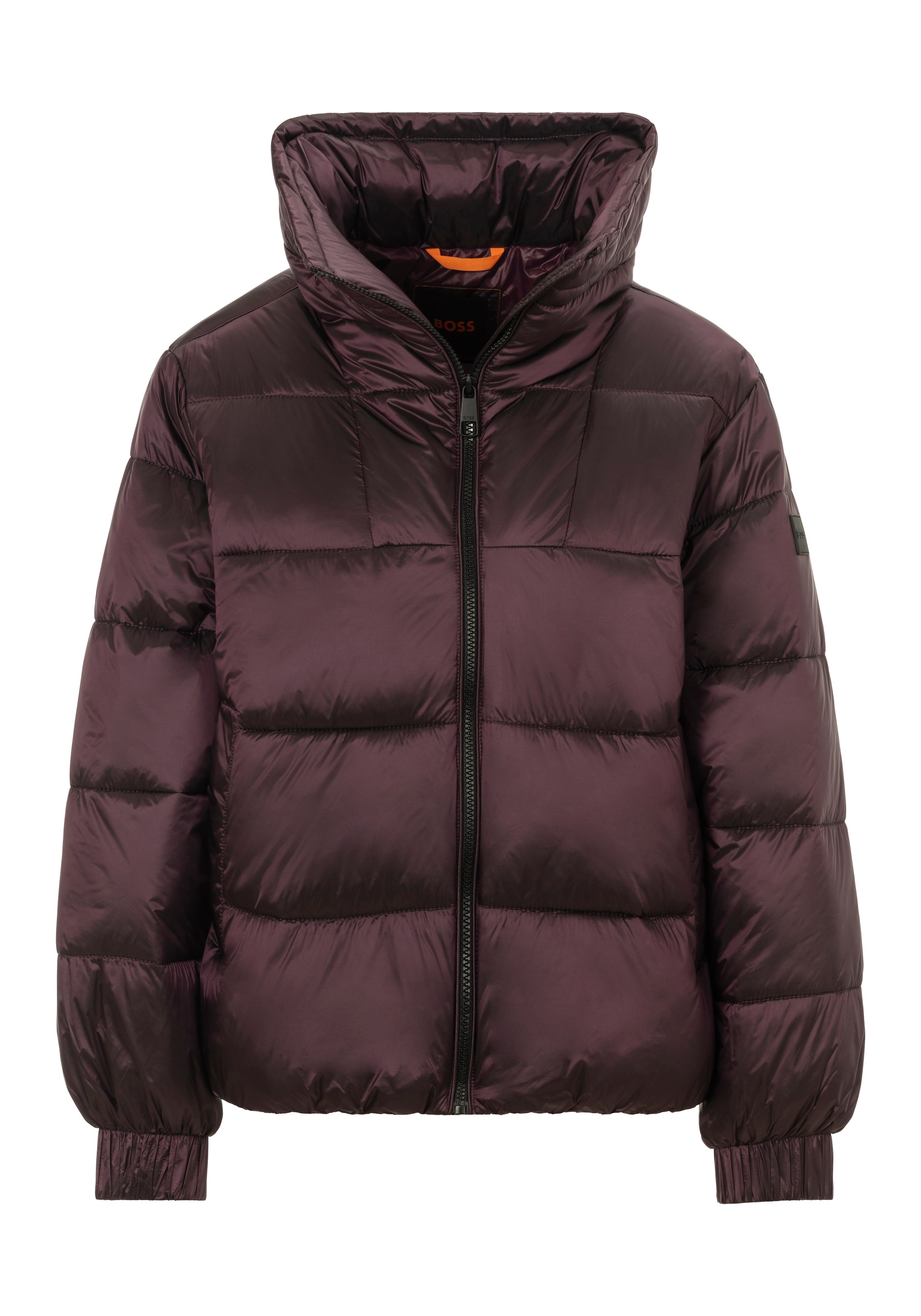 BOSS ORANGE Outdoorjacke »Padina Premium Damenmode«, mit gefüttertem Kragen