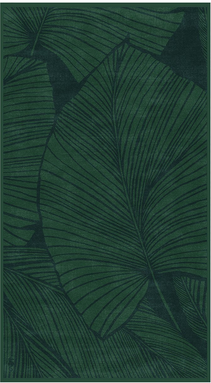 Seahorse Strandtuch »Puerto«, (1 St., Strandtuch 100 x 180 cm), 100x180, für Sauna und Pool, mit Blättermuster