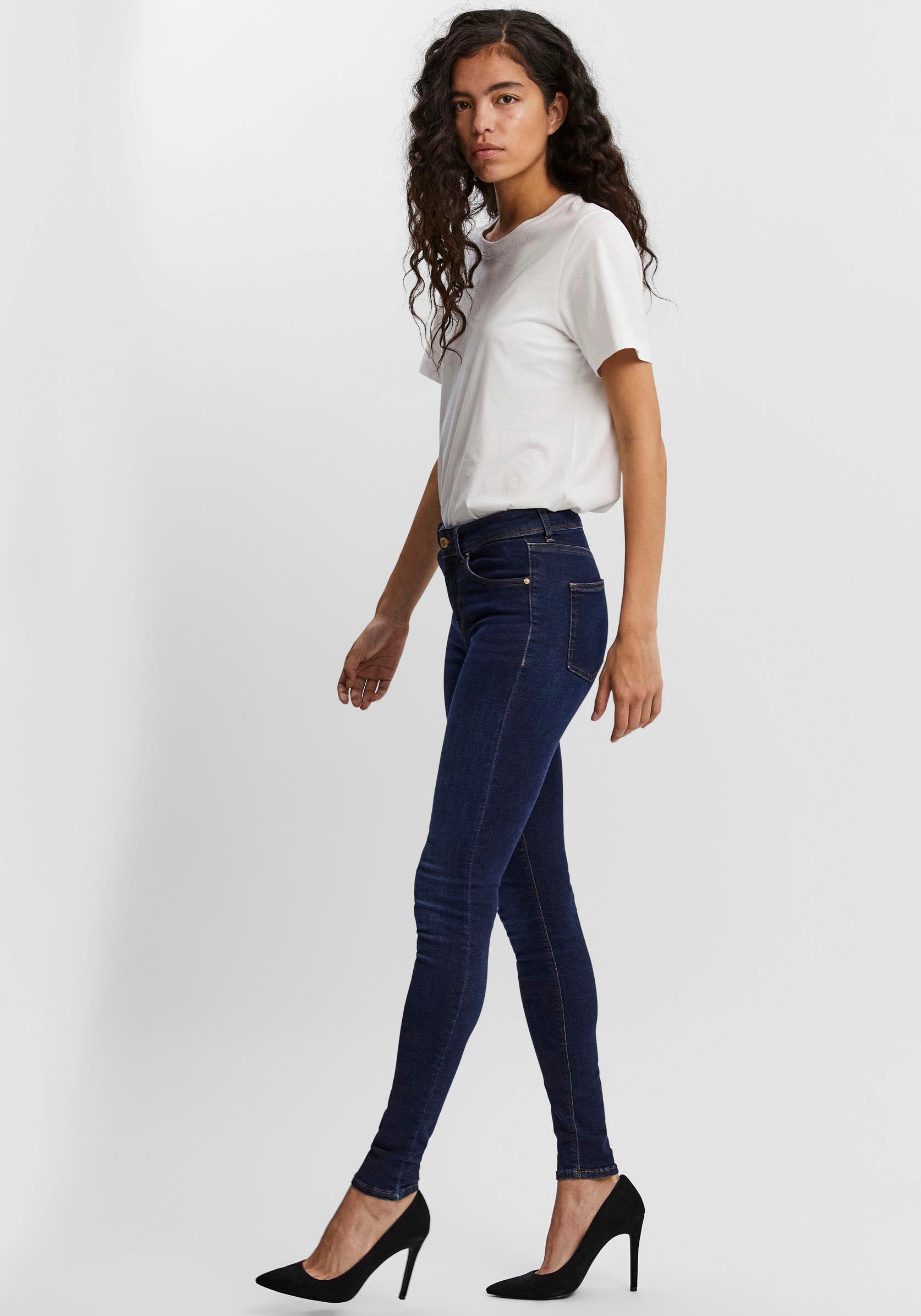 Vero Moda Skinny-fit-Jeans »VMLUX MR SLIM JEANS«