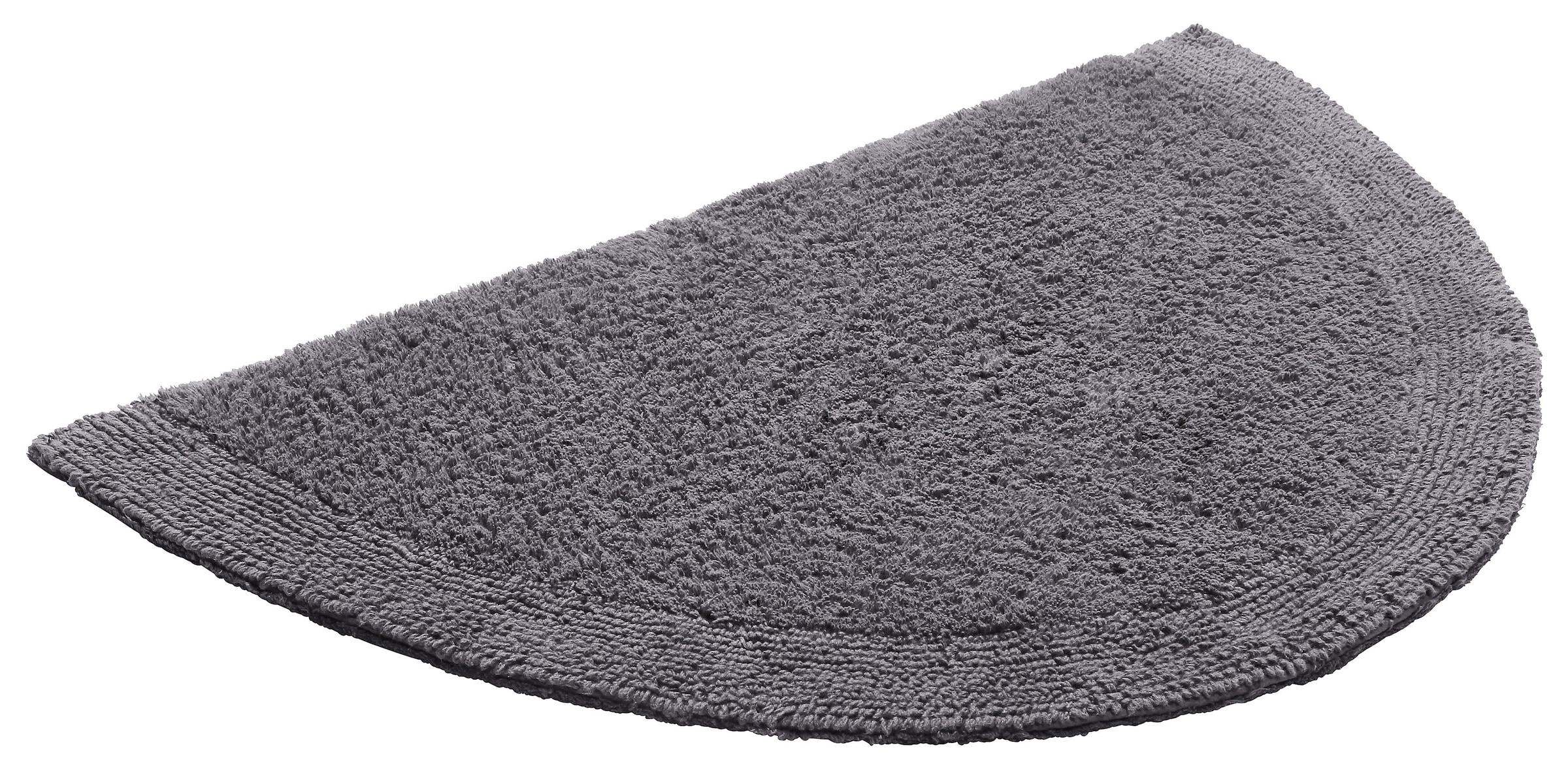 my home Badematte »Kapra, Badvorleger, Badezimmer Teppich«, beidseitig nutzbar-fussbodenheizungsgeeignet-strapazierfähig, mit Bordüre, Badteppich, Badematte, Baumwolle