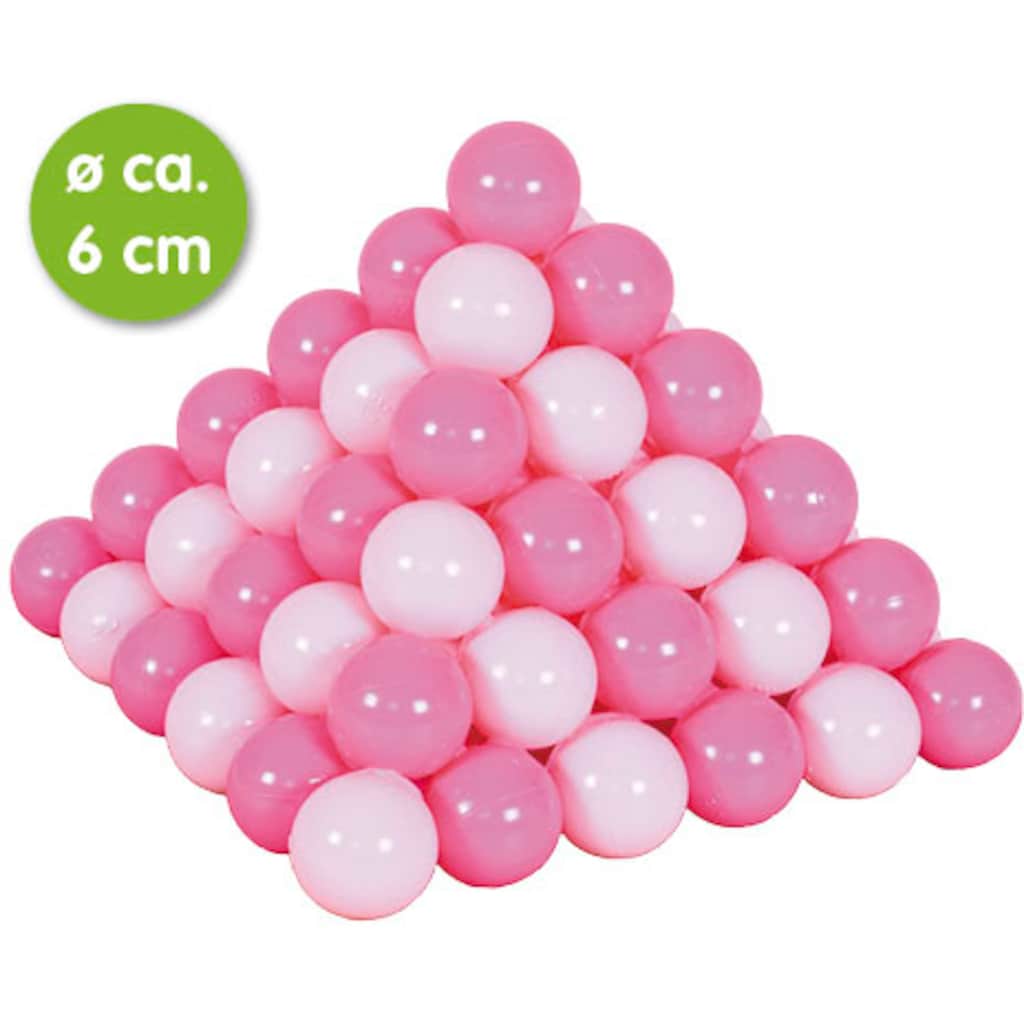 Knorrtoys® Bällebad-Bälle »100 Stück, soft pink«, (100), 100 Stück