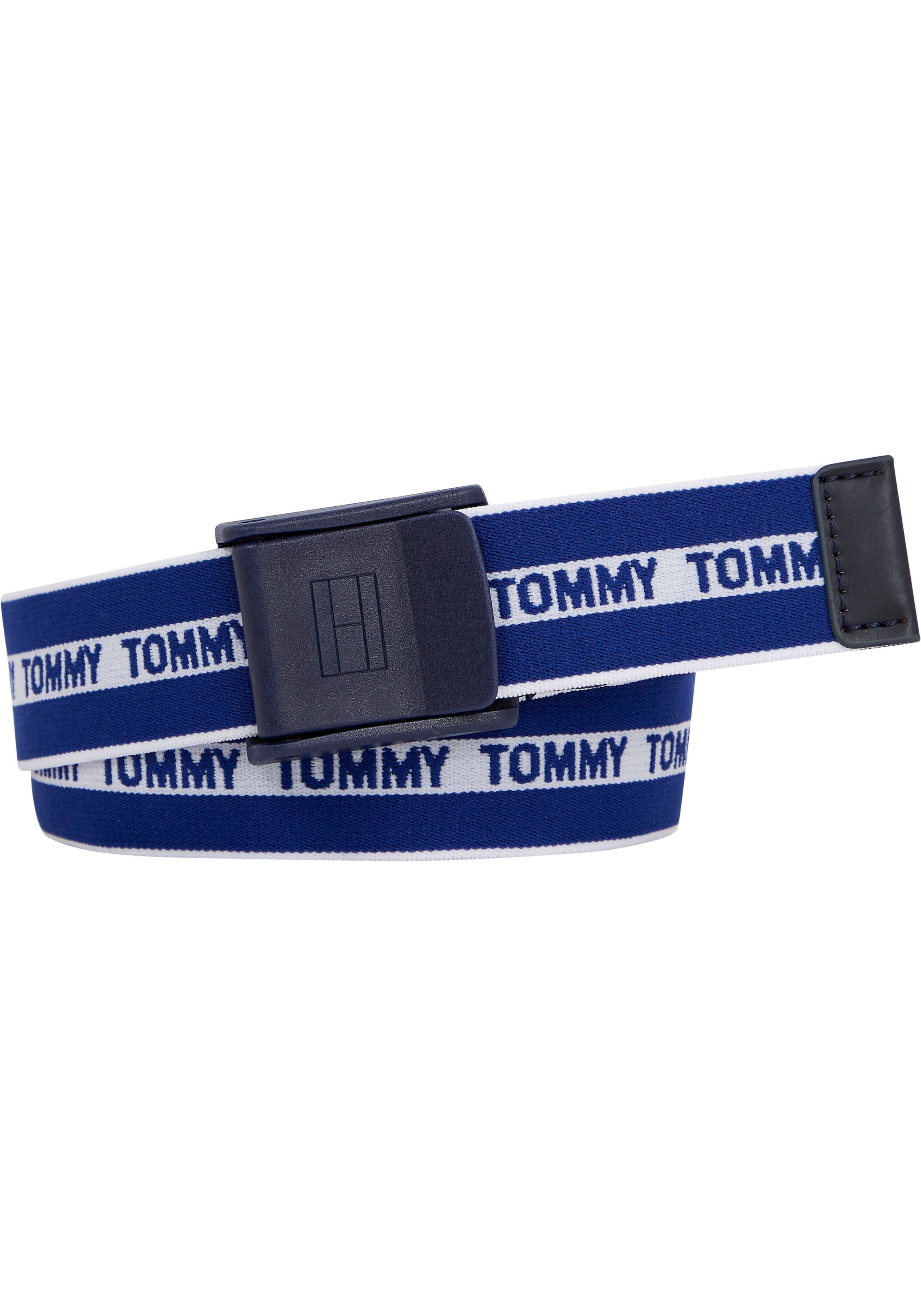 ✵ Tommy Hilfiger Webbing wiederholendem mit »Tommy Tommy Jelmoli-Versand Belt«, online entdecken Stoffgürtel | Hilfiger-Muster