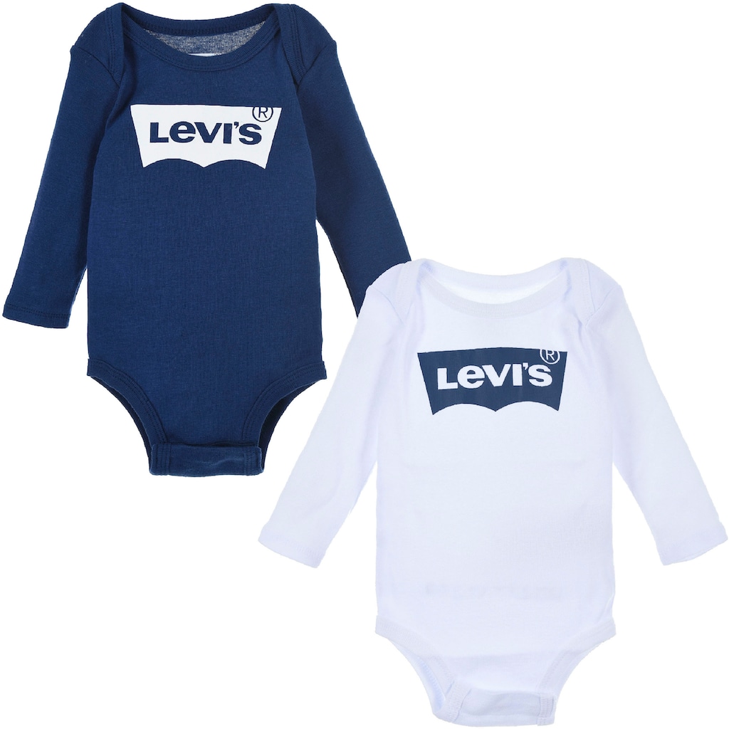 Levi's® Kids Langarmbody »LS 2PK BATWING BODYSUIT«, (2 tlg.)