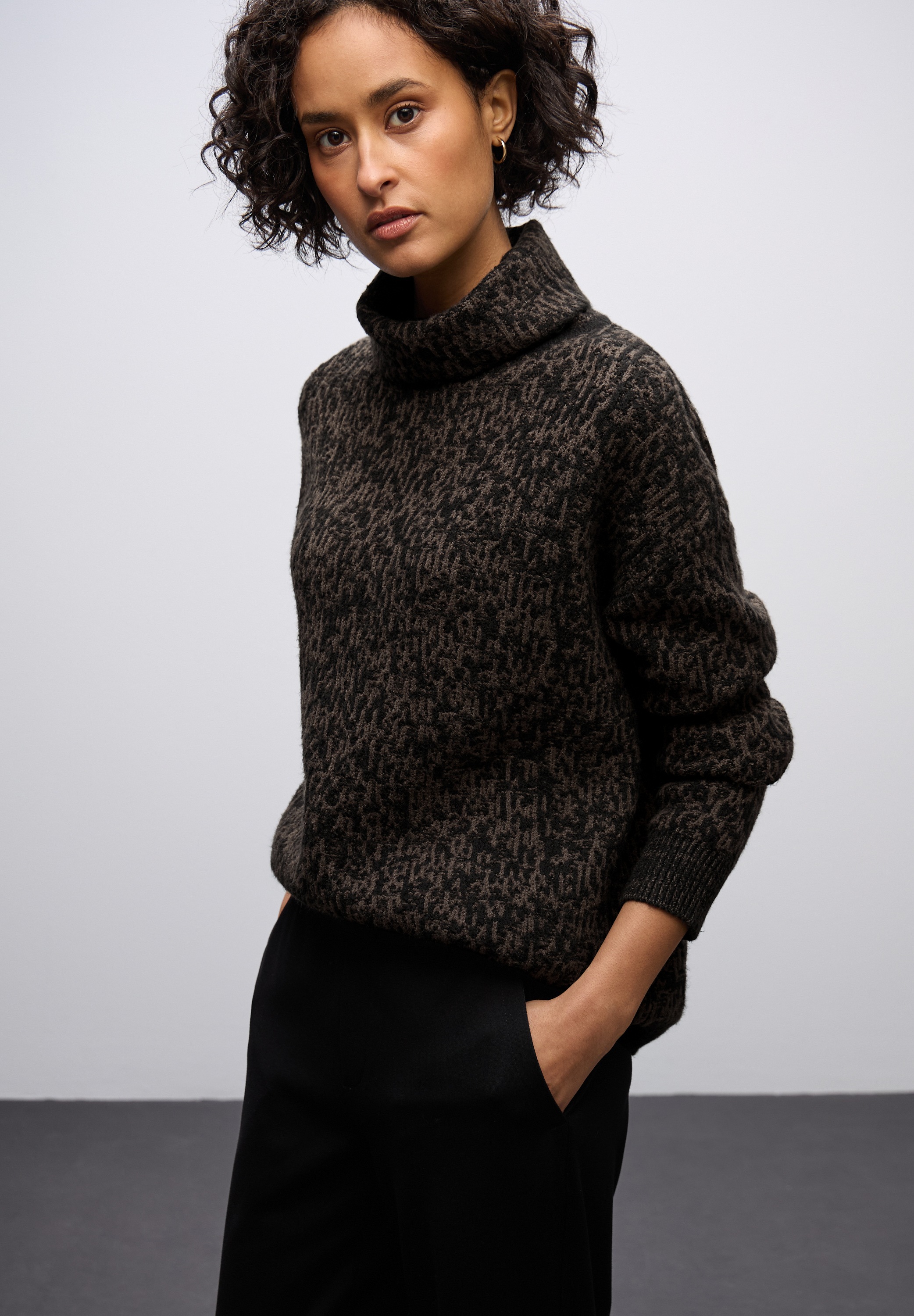 STREET ONE Strickpullover mit Muster