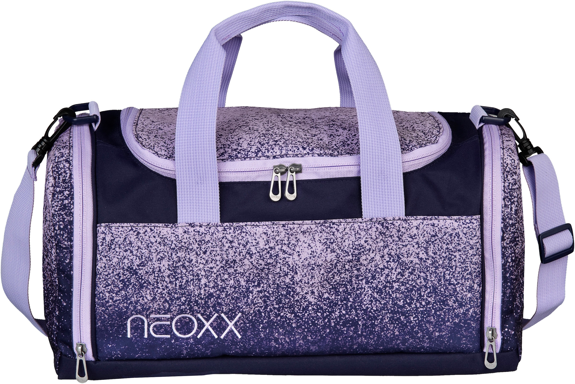 neoxx Sporttasche »Champ, Glitterally perfect«, (Set, inklusive Edelstahl Trinkflasche)