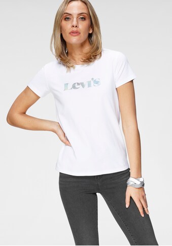 Levi's® Rundhalsshirt »The Perfect Tee Pride Edition«, mit glänzendem Marken-Schriftzug kaufen