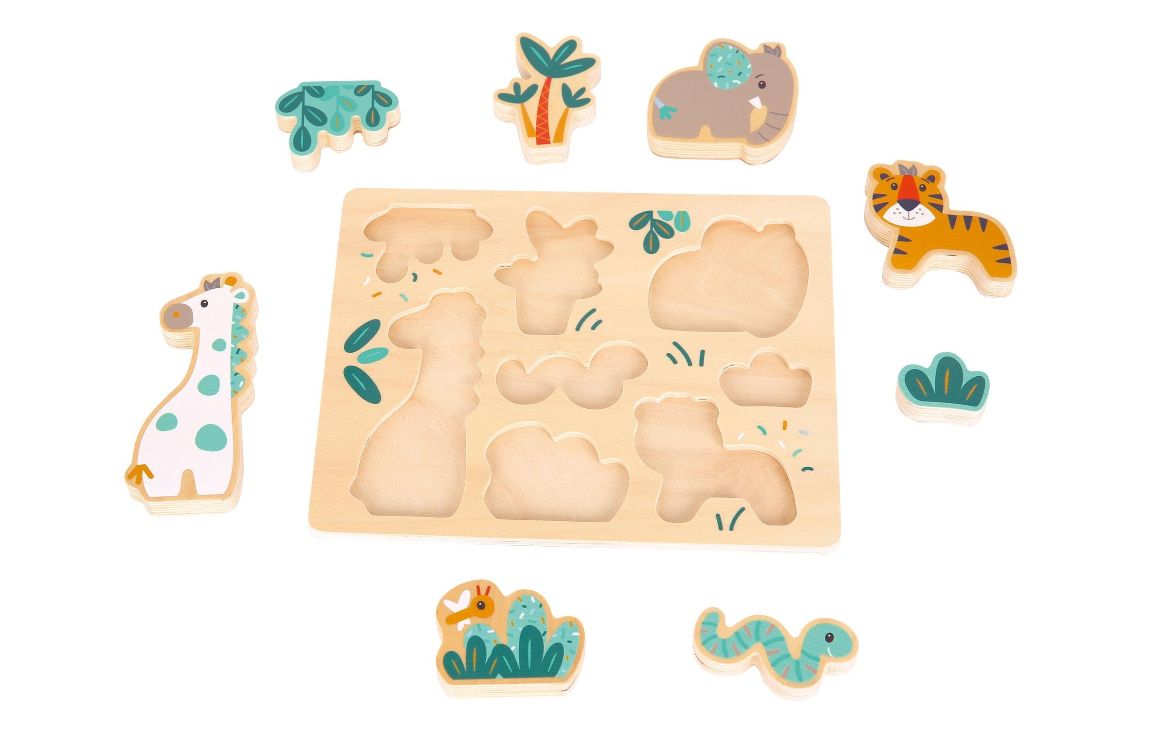 Spielba 3D-Puzzle »3D Elefant & Giraffe«