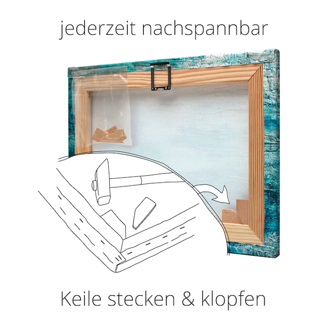 Artland Wandbild »Fensterblick - Wald mit Bach«, Wald, (1 St.), als  Leinwandbild, Poster, Wandaufkleber in verschied. Grössen online bestellen  | Jelmoli-Versand