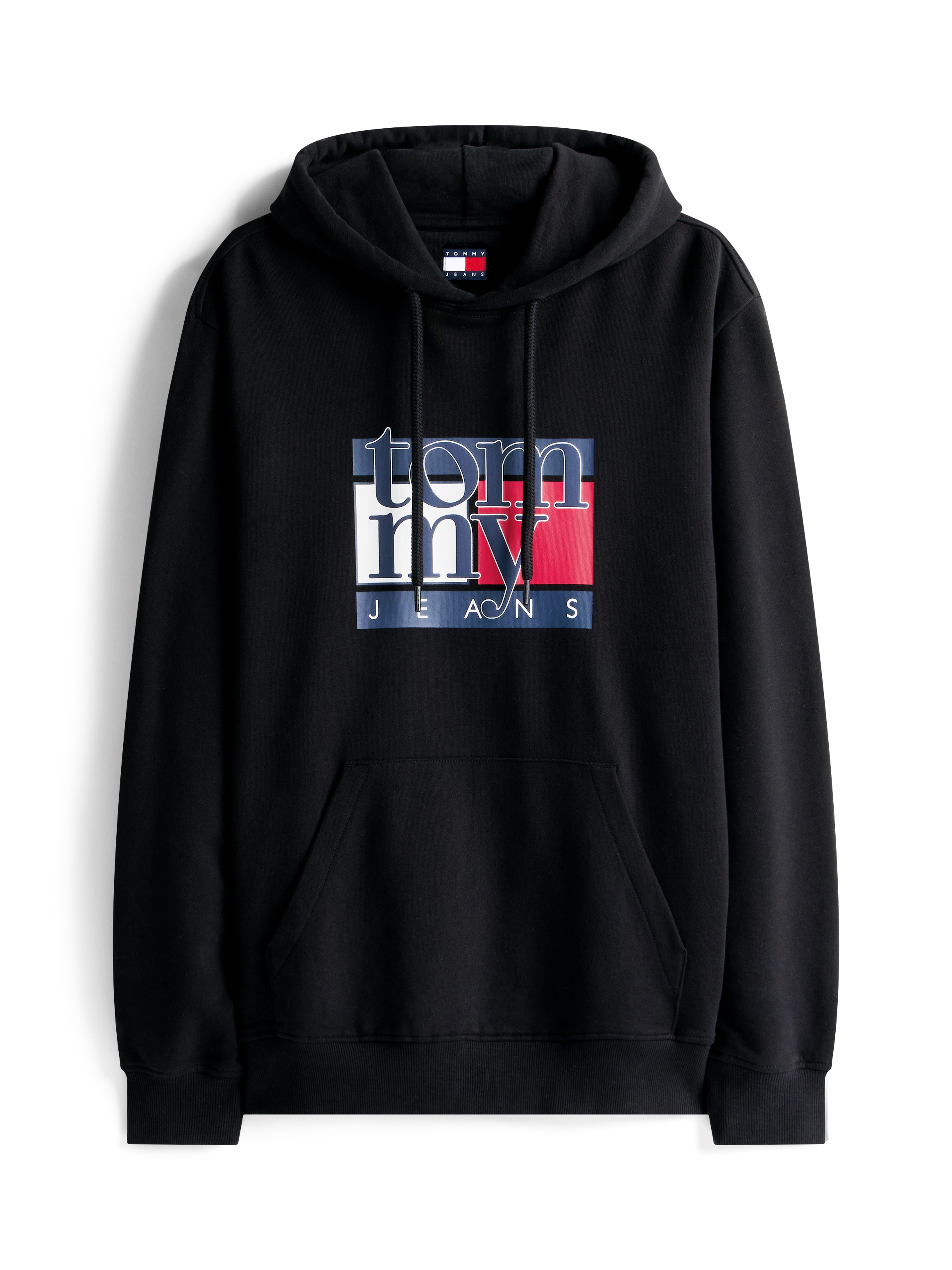 Tommy Jeans Hoodie »TJM RWB FLAG«, Regular Fit, Sweatshirt, mehrfarbiger Print