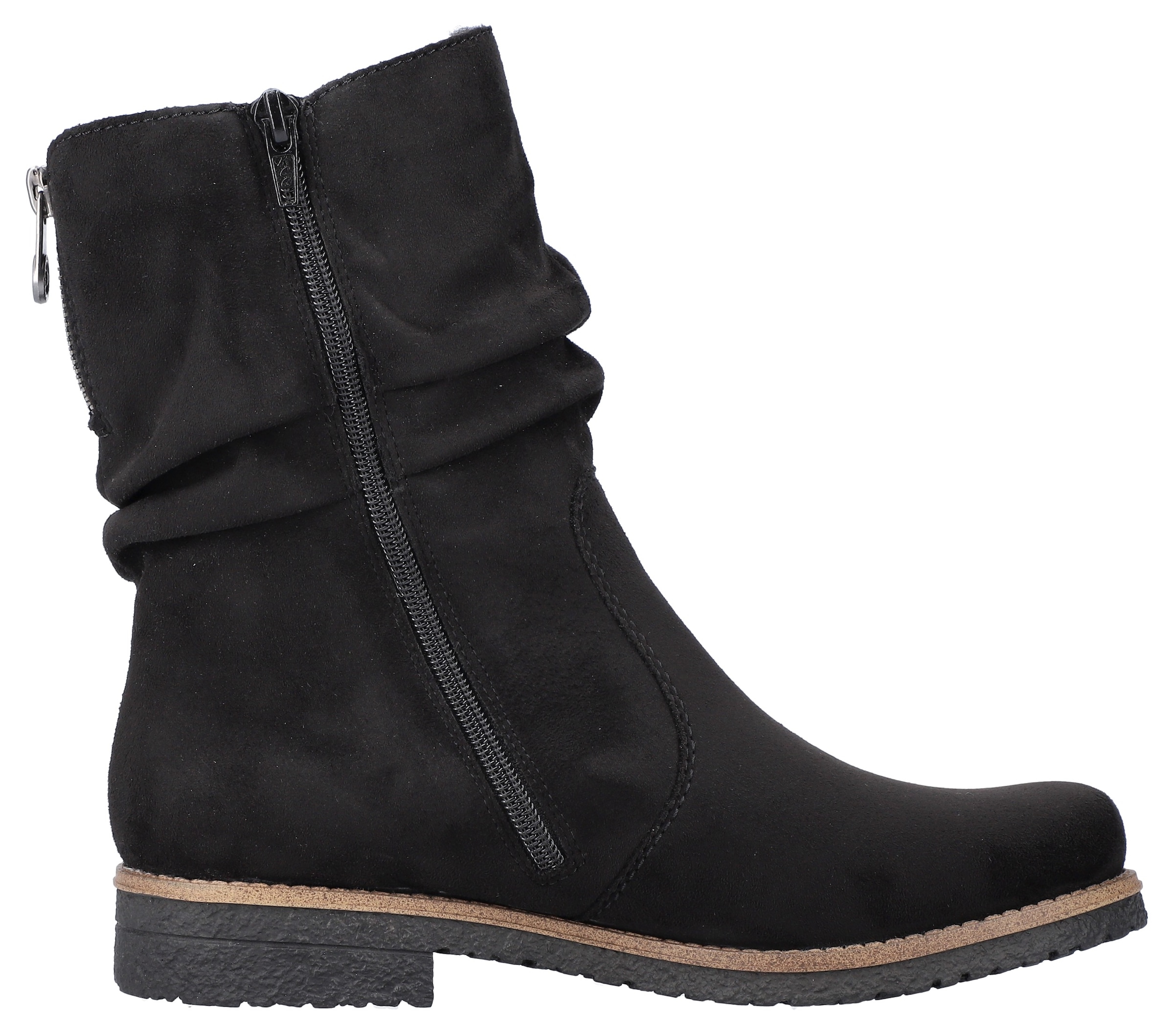 Rieker Winterstiefelette, mit gerafftem Schaft