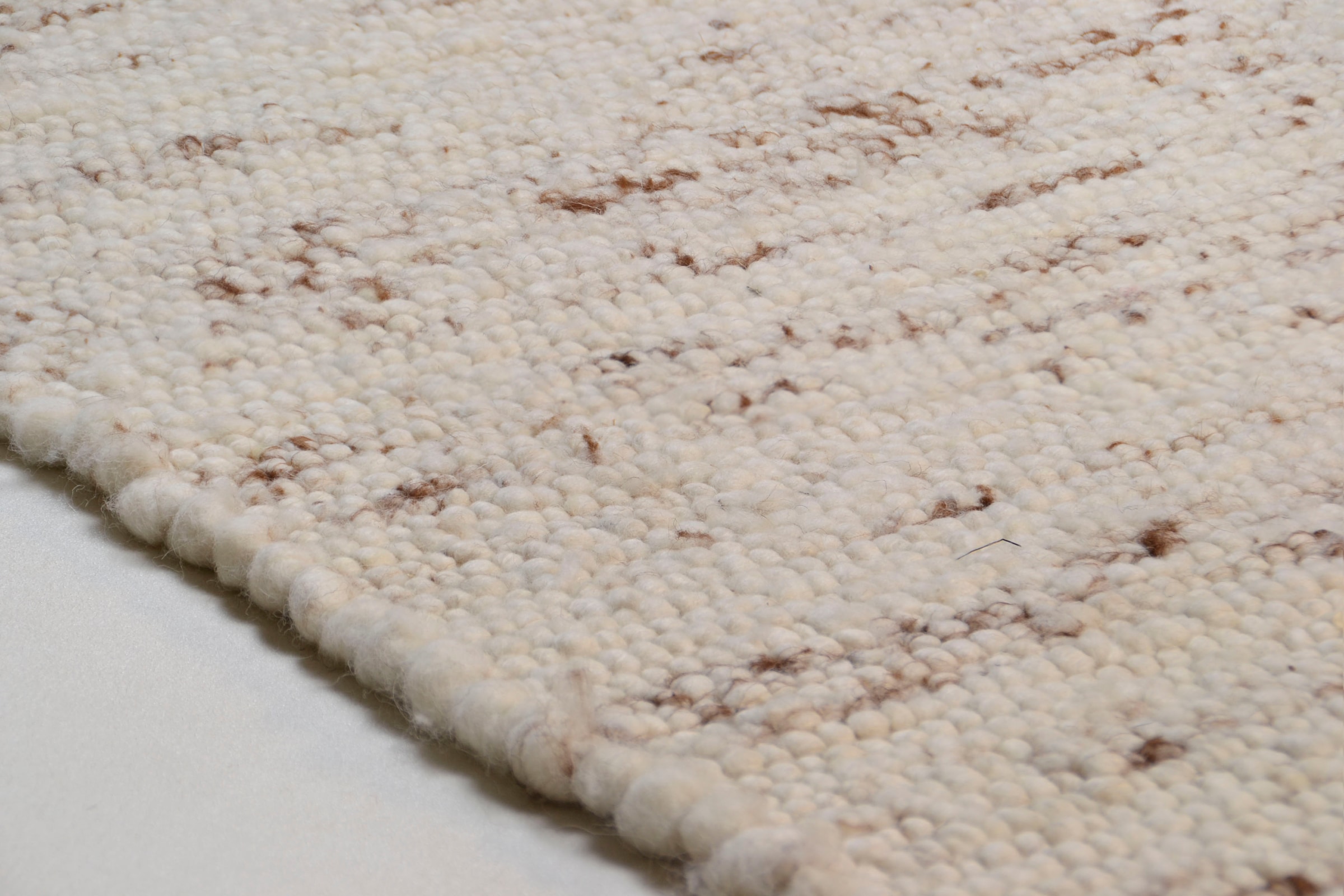 THEKO Wollteppich »Allgäu Super, handgewebt«, rechteckig, 10 mm Höhe, Handweb Teppich, reine Schurwolle, auch als Läufer, Kundenliebling