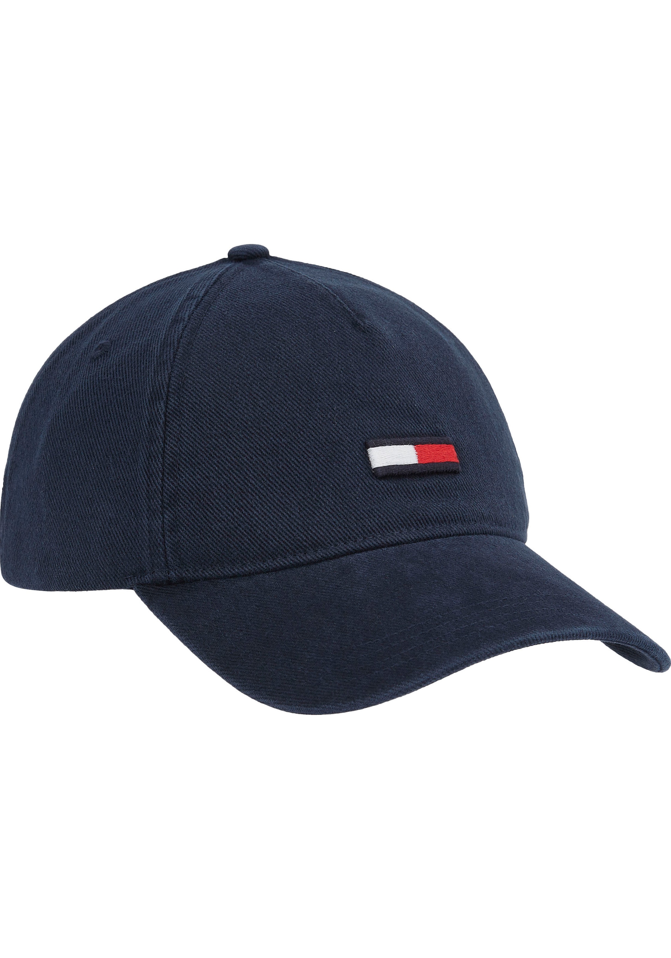 Tommy Jeans Baseball Cap »TJM ELONGATED FLAG DENIM CAP«, mit Logostickerei