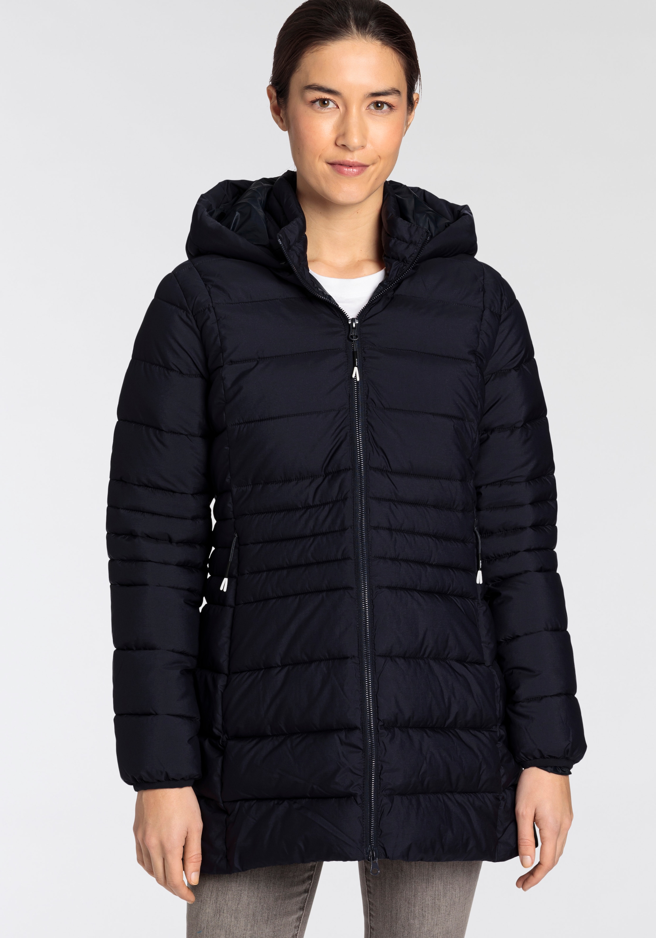 CMP Steppjacke »WOMAN PARKA SNAPS HOOD«, mit Kapuze