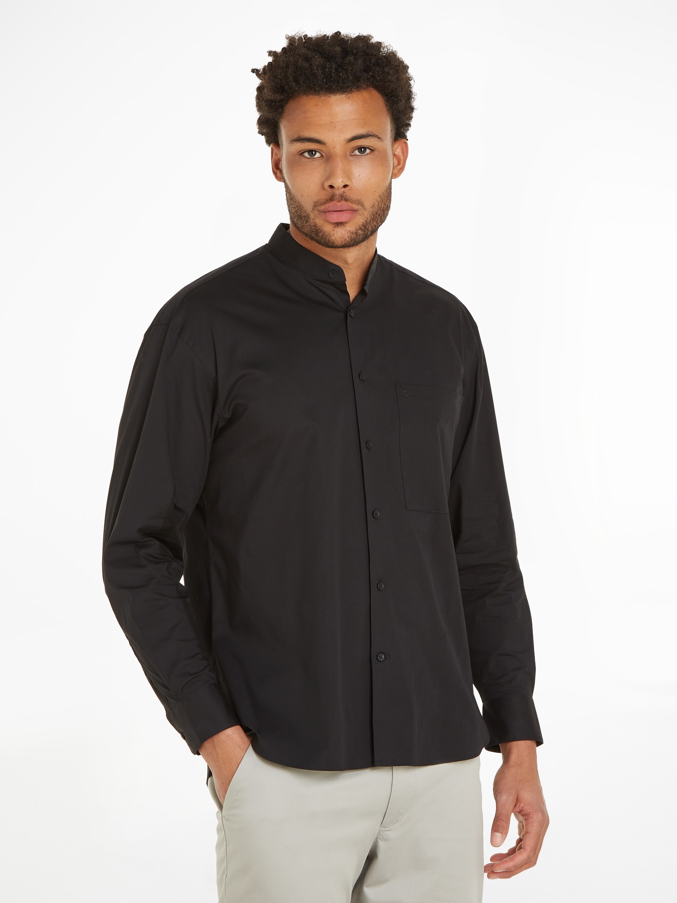 Calvin Klein Kurzarmhemd »POPLIN MODERN S/S POCKETS SHIRT«