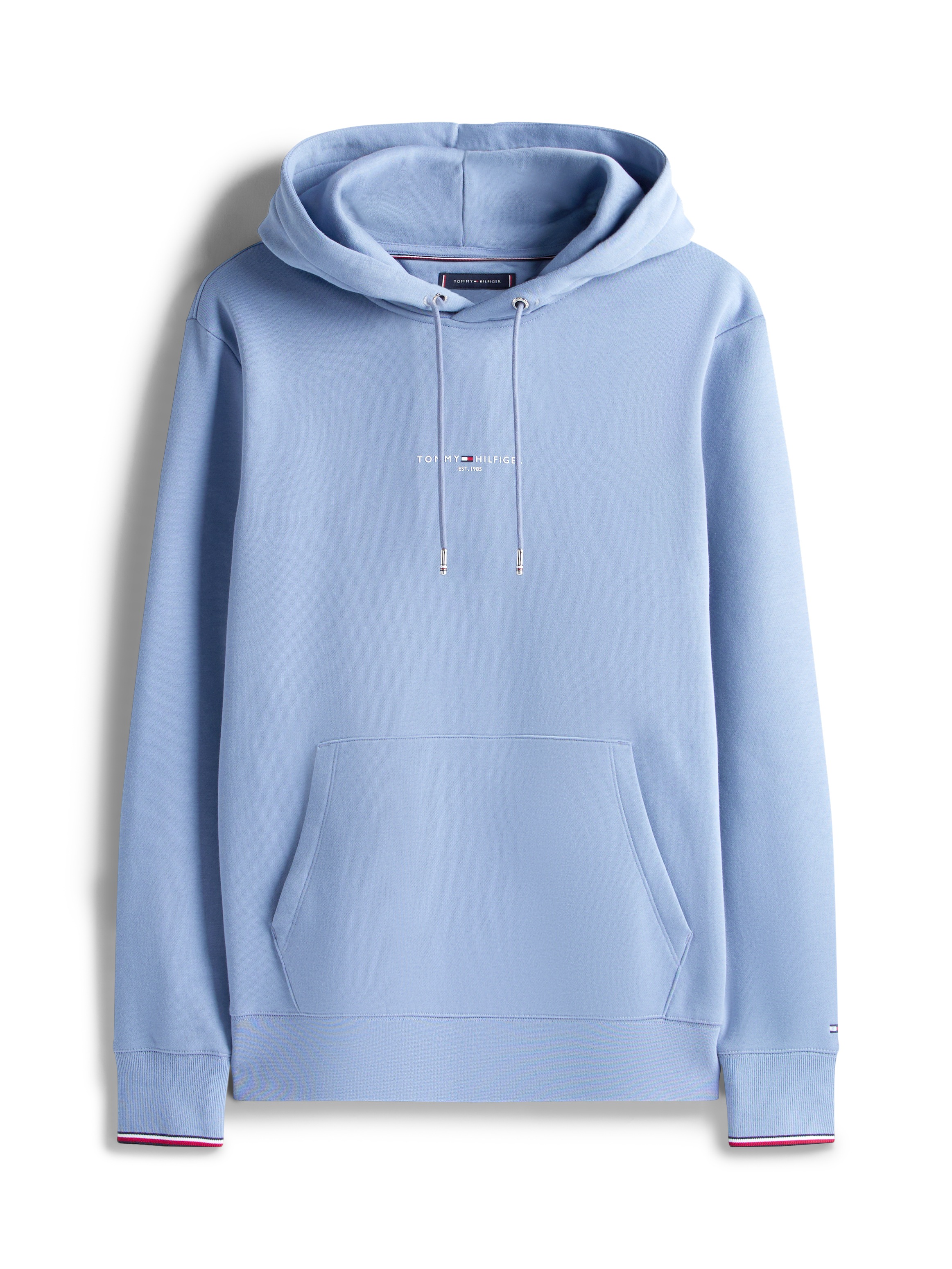 Tommy Hilfiger Hoodie »TOMMY LOGO TIPPED HOODY«, Tommy-Tape innen am Ausschnitt, Flag-Stickerei am Ärmel