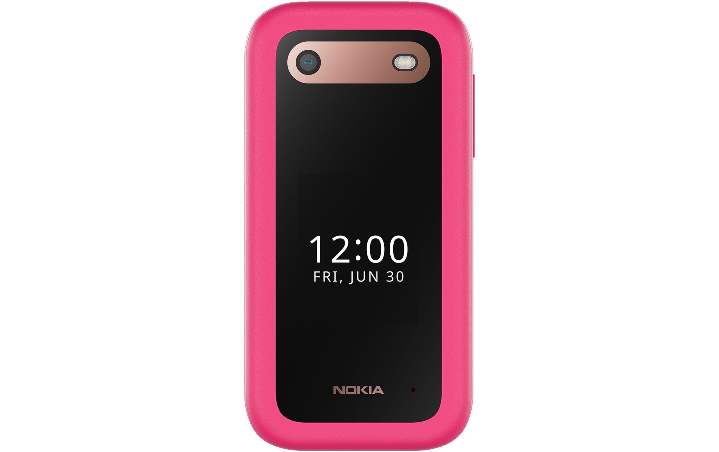 Nokia Smartphone »2660 Flip Pink«, Schwarz