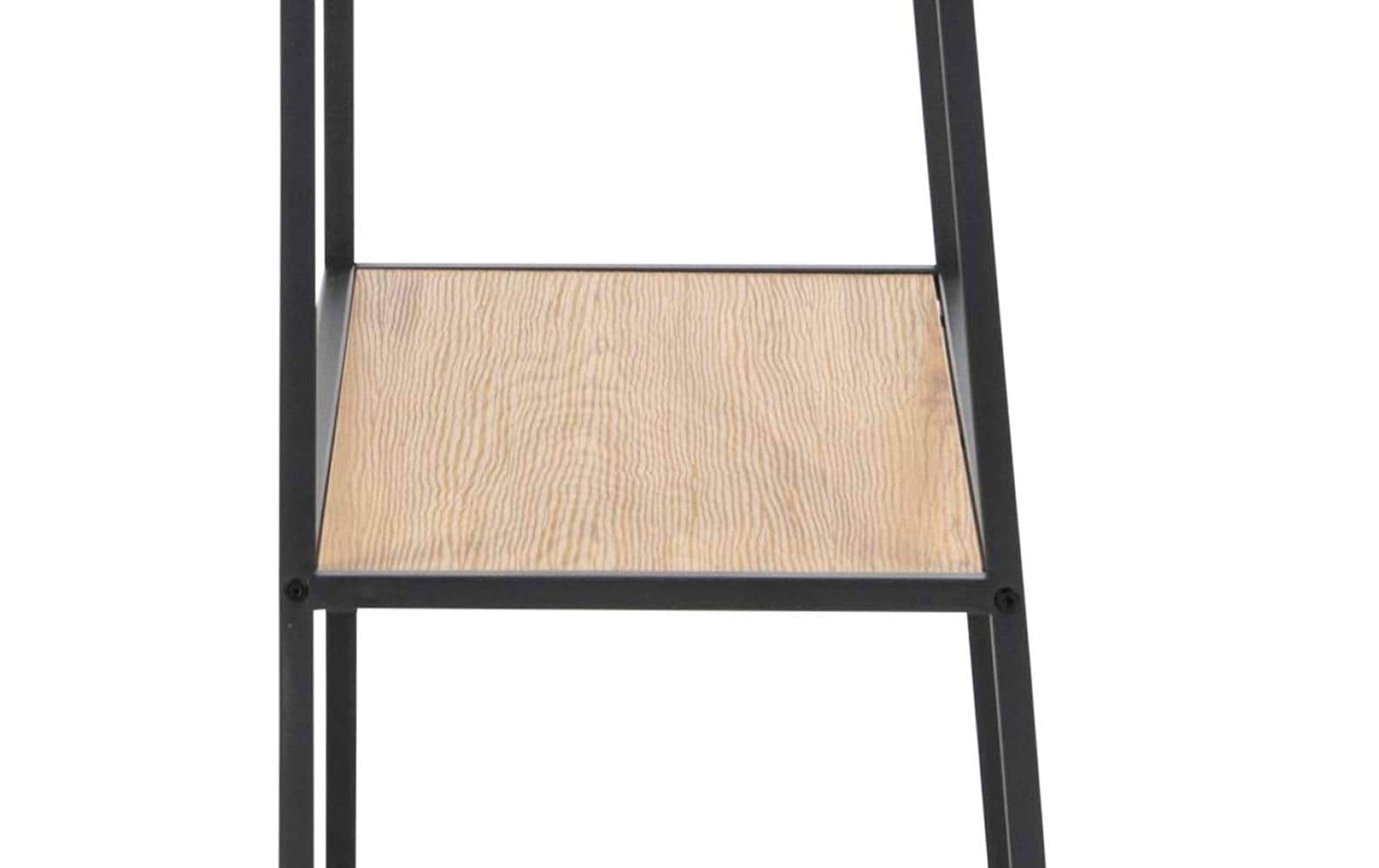 AC Design Regal »Seaford 77 x 36 x 174.5 cm, Eiche/Schwarz matt«