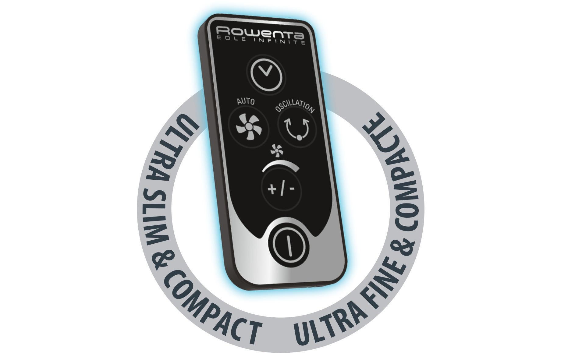 Rowenta Turmventilator »Eole Infinite VU6670 Schwarz«