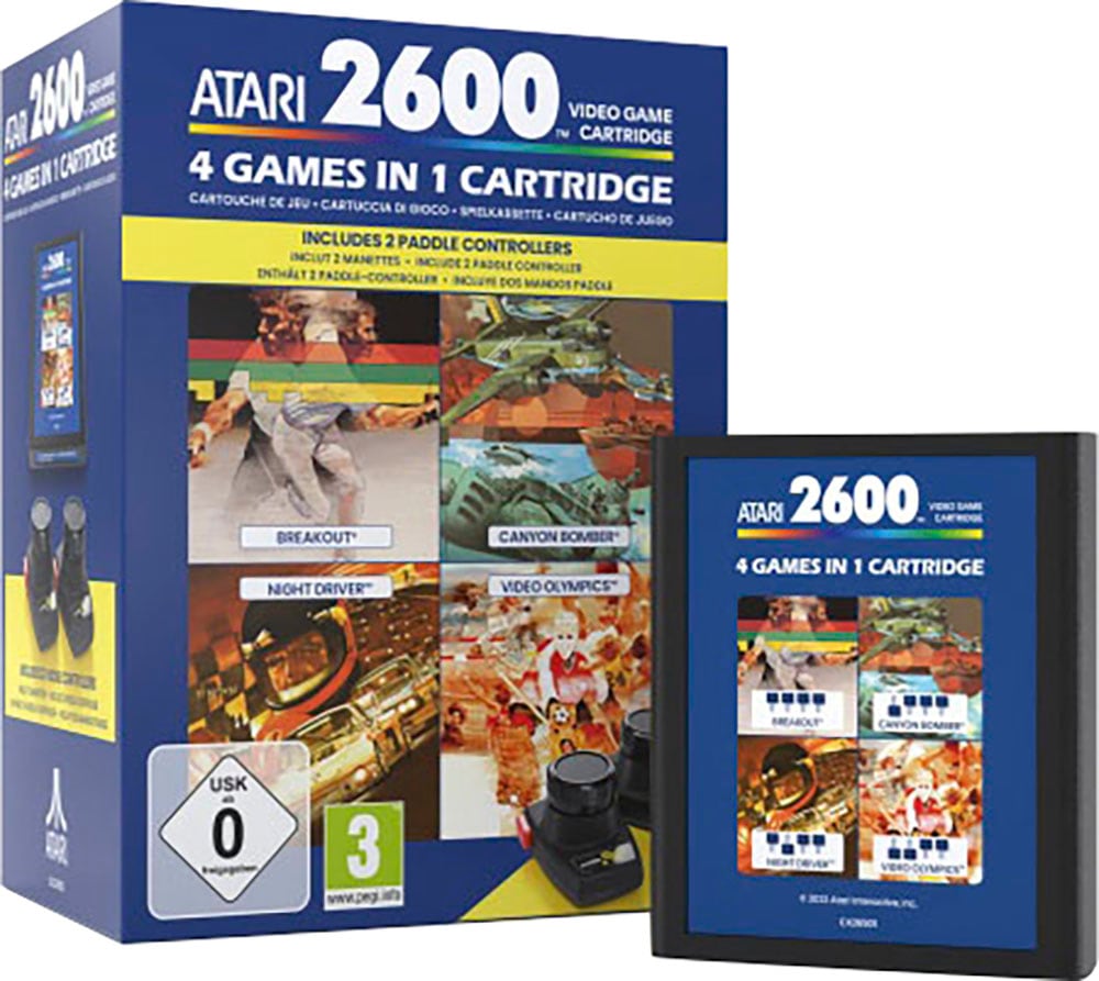 ATARI Controller »4 in 1 Game Cartridge and Paddle Pack (Atari 2600+ Cartridge)«